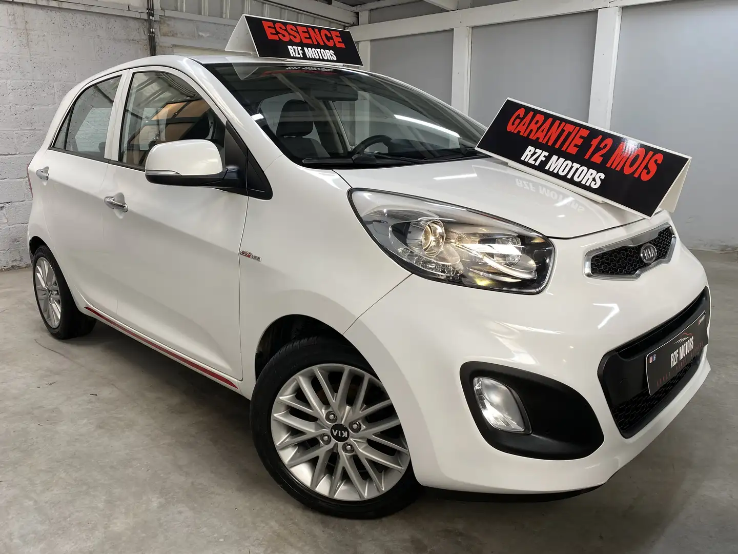 Kia Picanto 1.0i GT LINE 🏳️ GARANTIE 12 MOIS 🏳️ Blanc - 2