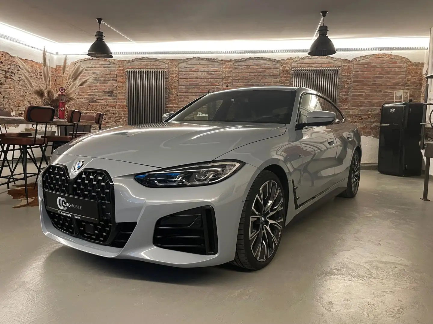 BMW 420 d xDrive M Sport ACC HuD H/K Schiebedach 20" Gris - 1