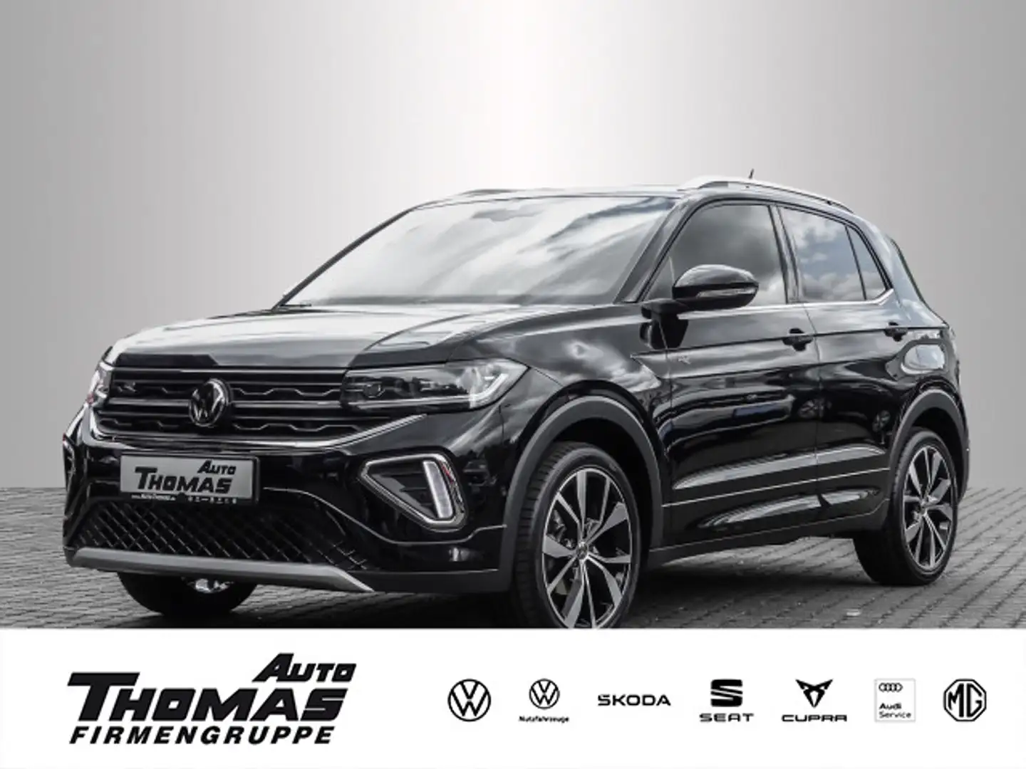 Volkswagen T-Cross R-Line 1.5 TSI DSG MATRIX+ACC+NAVI Schwarz - 1