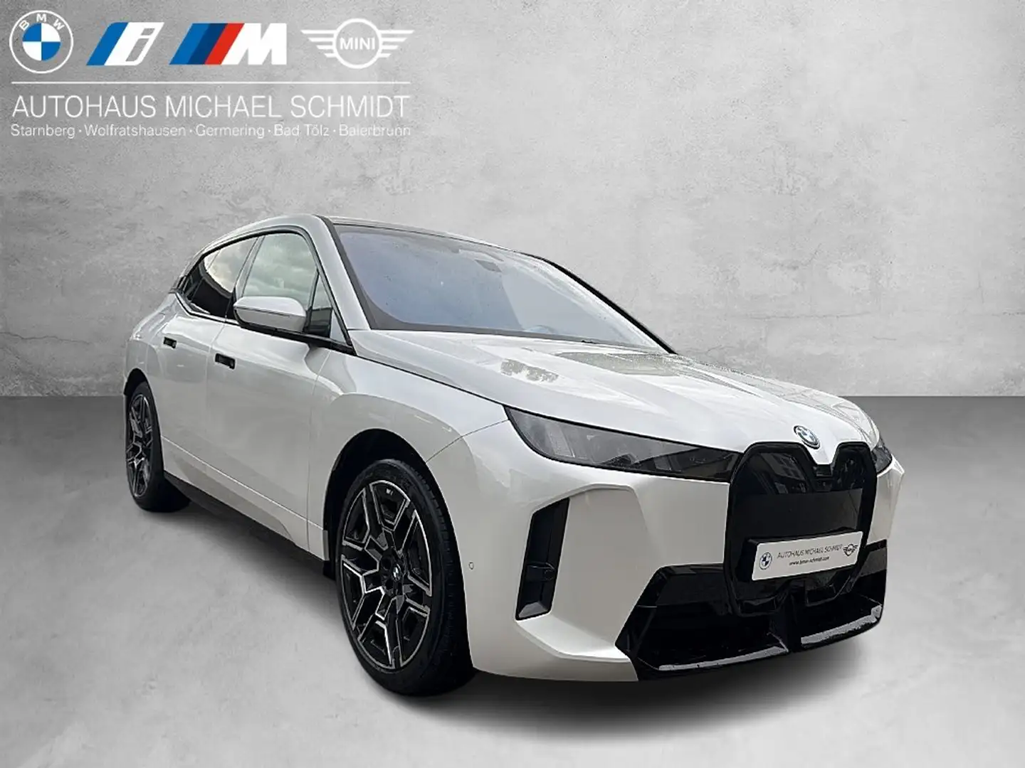 BMW iX xDrive45 M Sportpaket HK HiFi DAB LED Bílá - 1