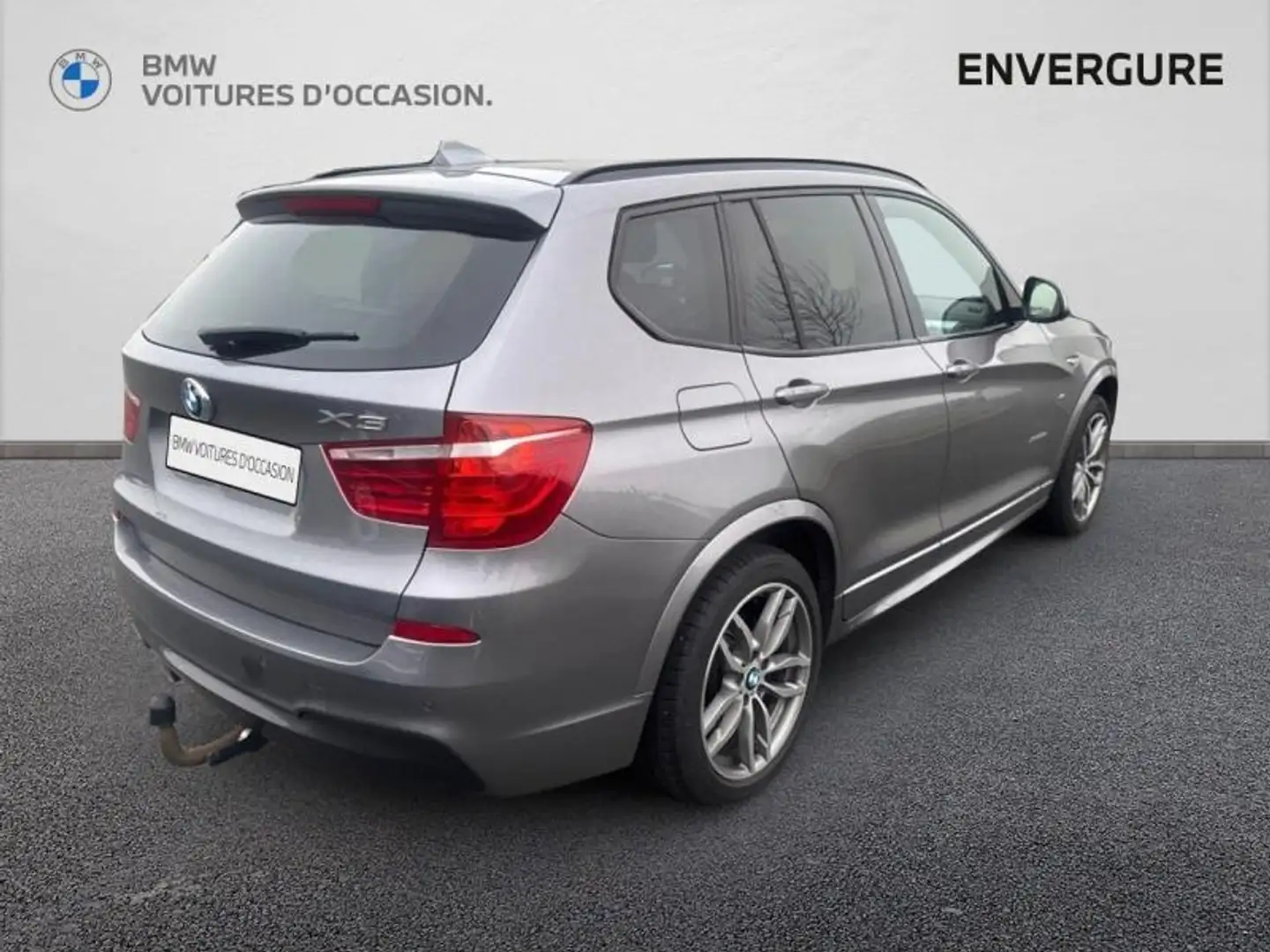 BMW X3 xDrive20dA 190ch M Sport Gris - 2