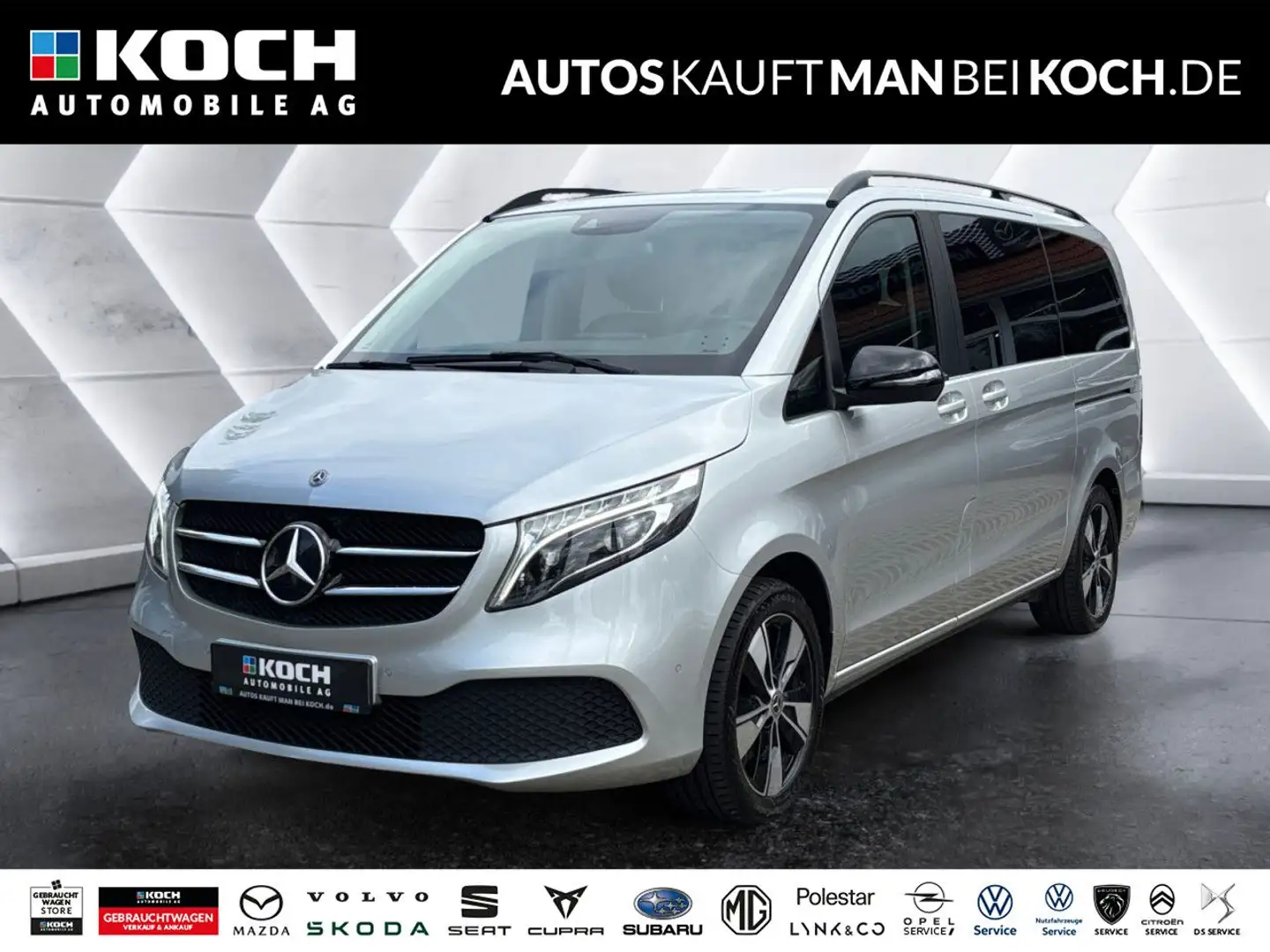 Mercedes-Benz V 220 V-Klasse Edition Lang 7 SITZ AHK NAVI KAMERA SHZ K Silber - 1