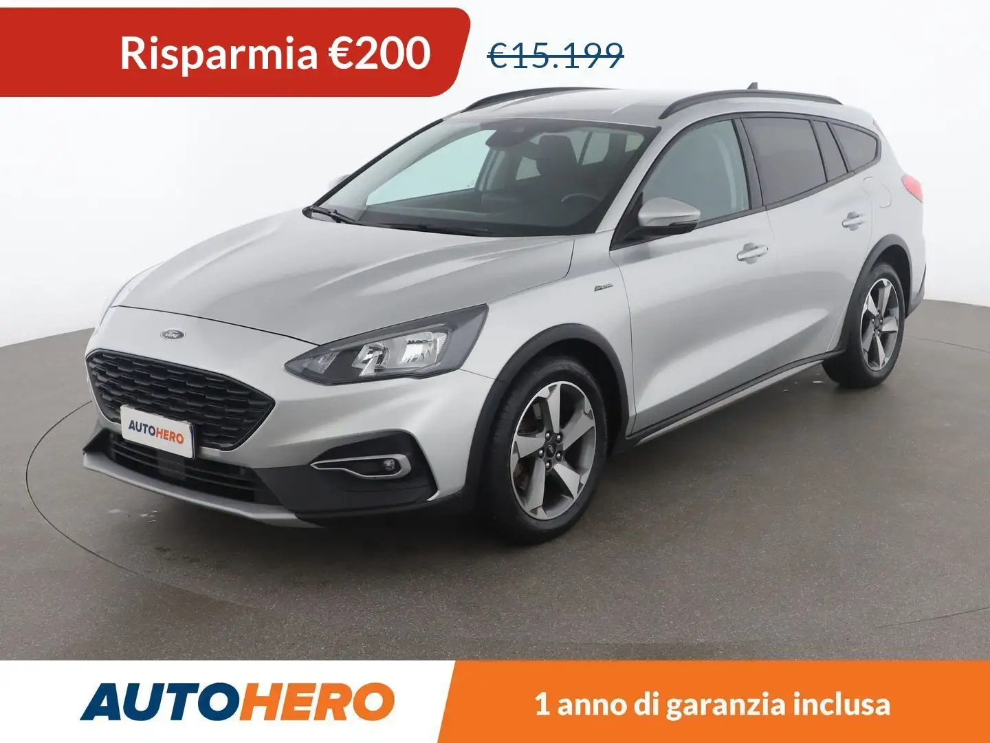 Ford Focus 1.0 EcoBoost Active SW  125 CV Argento - 1
