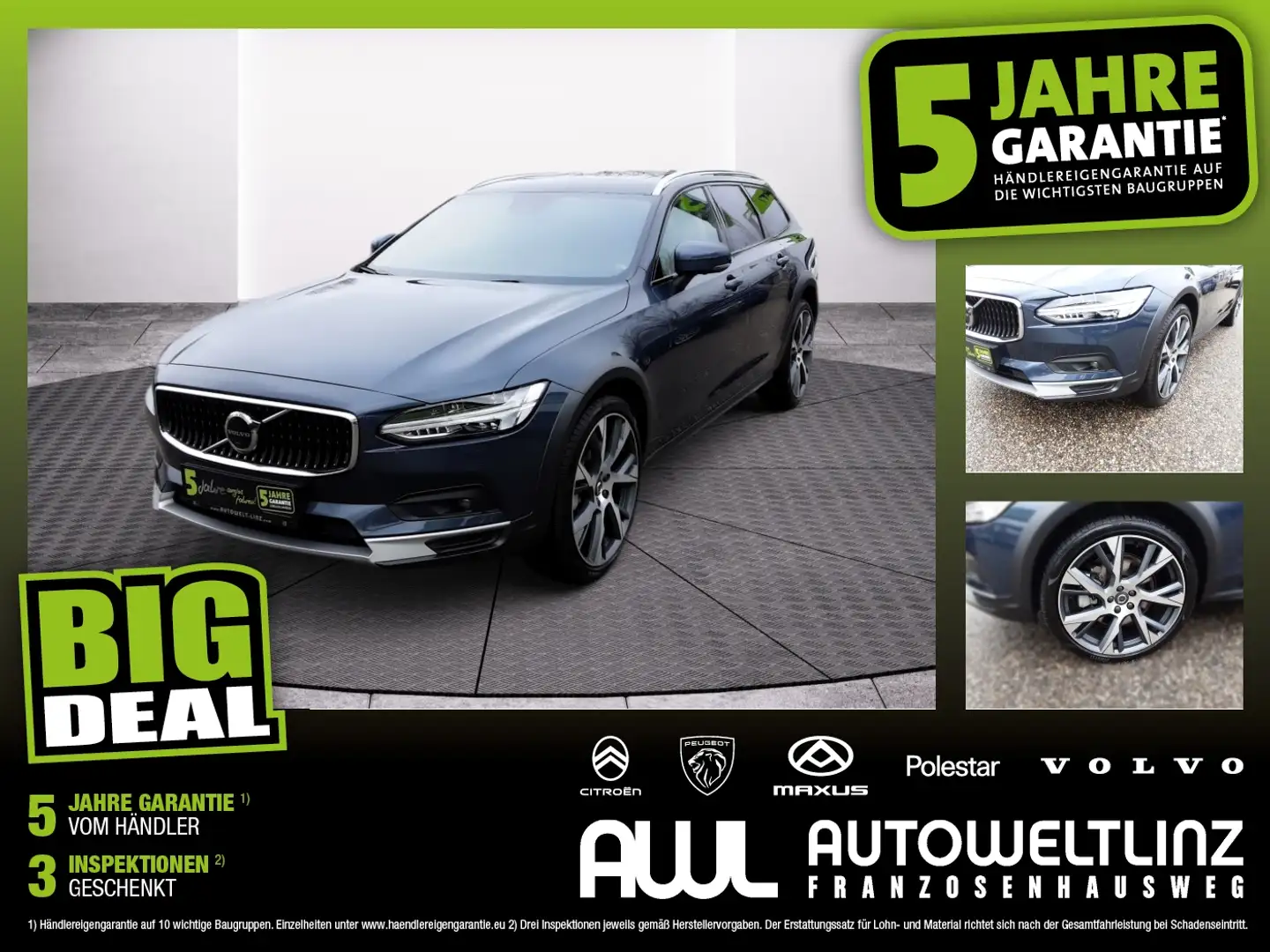 Volvo V90 Cross Country B4 AWD Plus Albastru - 1