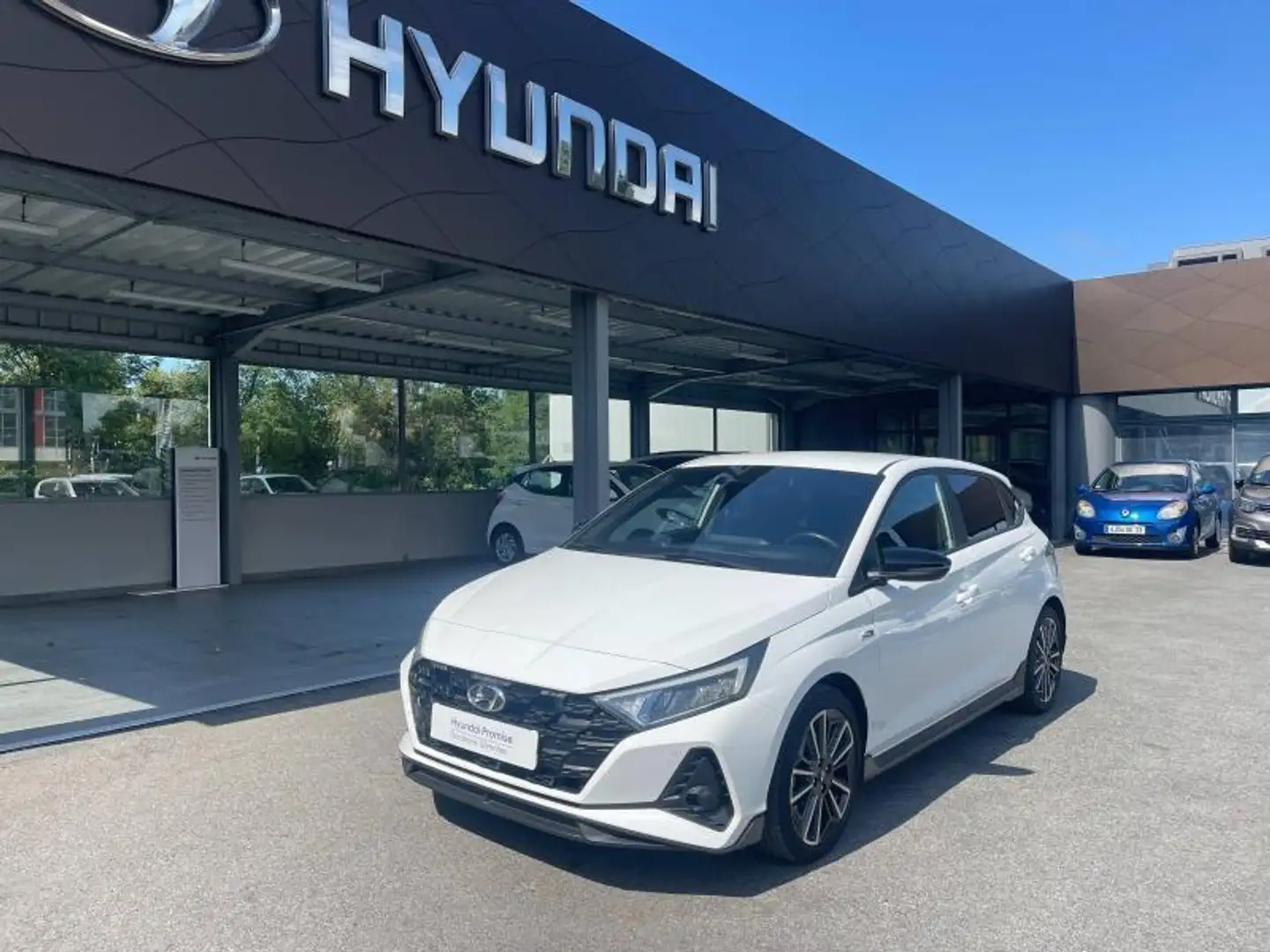 Hyundai i20 1.0 T-GDi 100ch N Line Michel Vaillant Hybrid Blanc - 1
