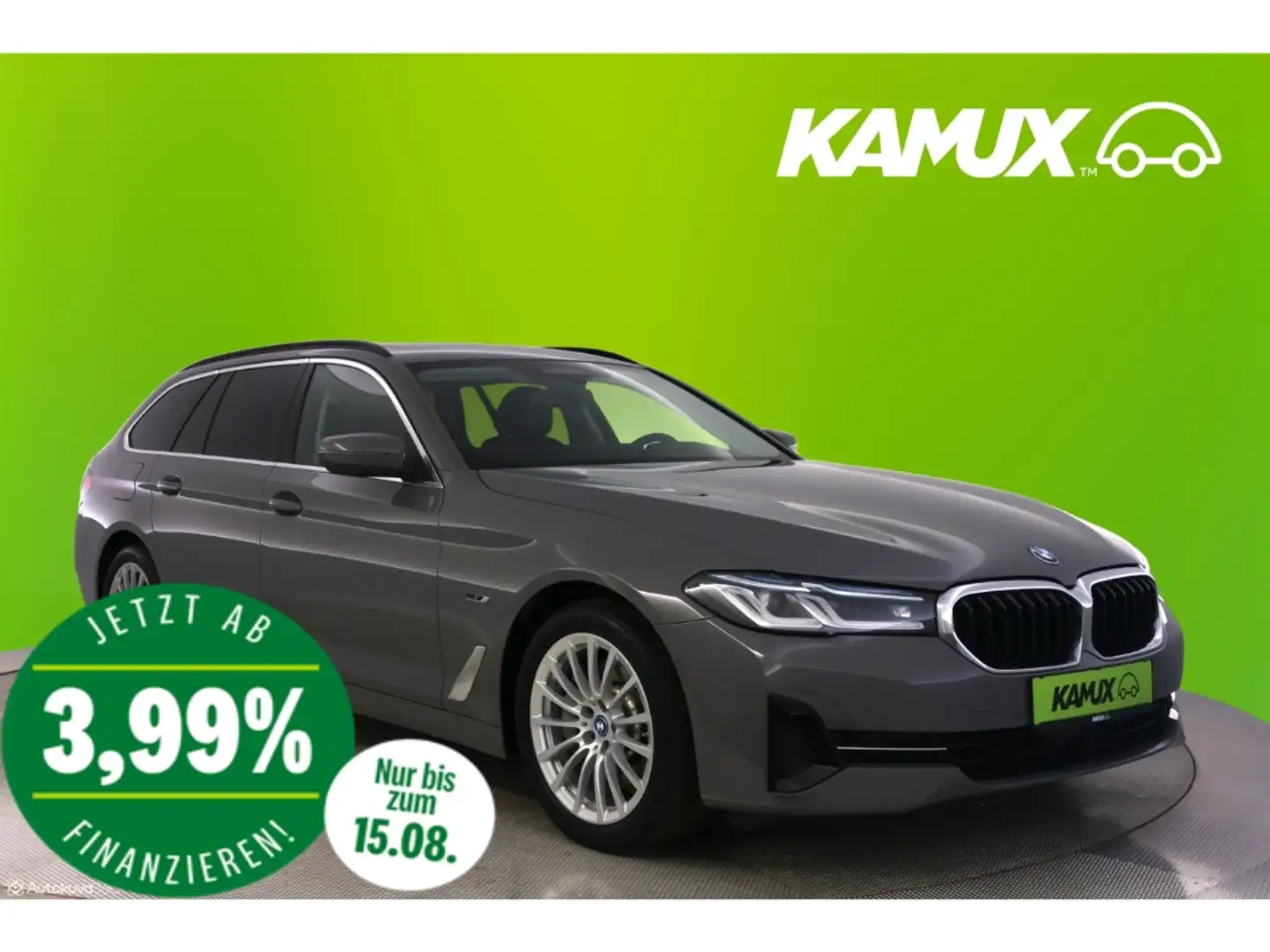 BMW 530 e Touring Steptronic+LED+NAVI+VIRTUAL+PANO Gri - 1