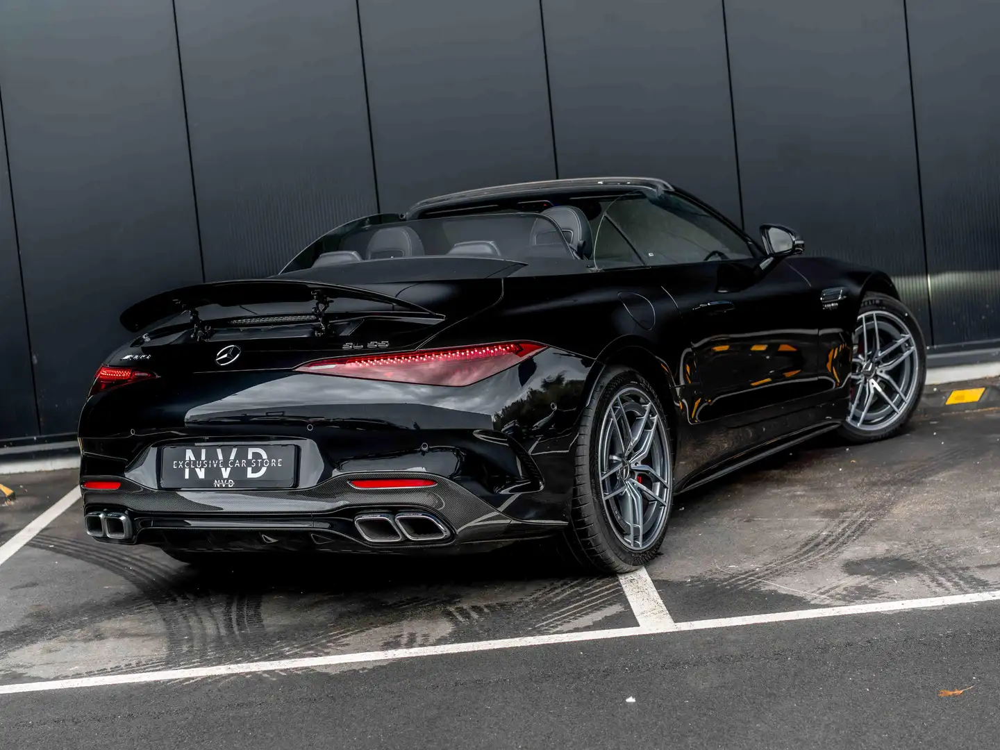 Mercedes-Benz SL 55 AMG V8 | Carbon Pack | Massage | 360° | Burmester | Schwarz - 2