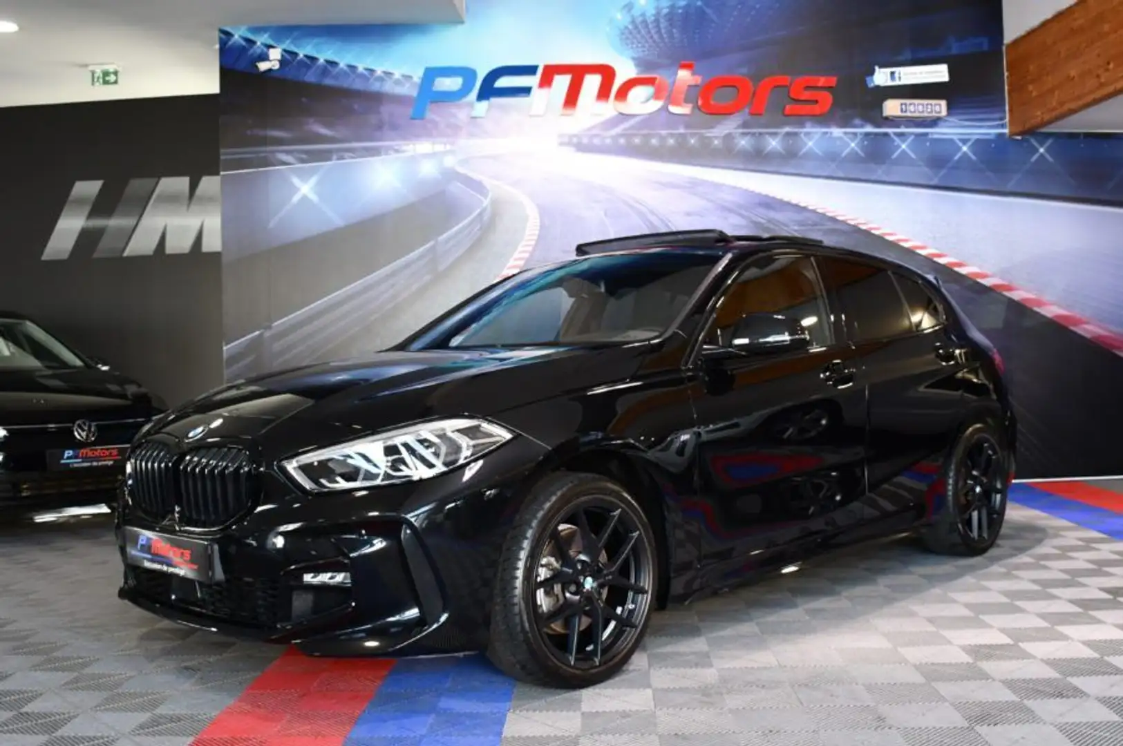 BMW 118 118IA M-Sport 1.5 136 BVA GPS Virtual TO LED Baquet Mode Régulateur JA 18 Noir - 1