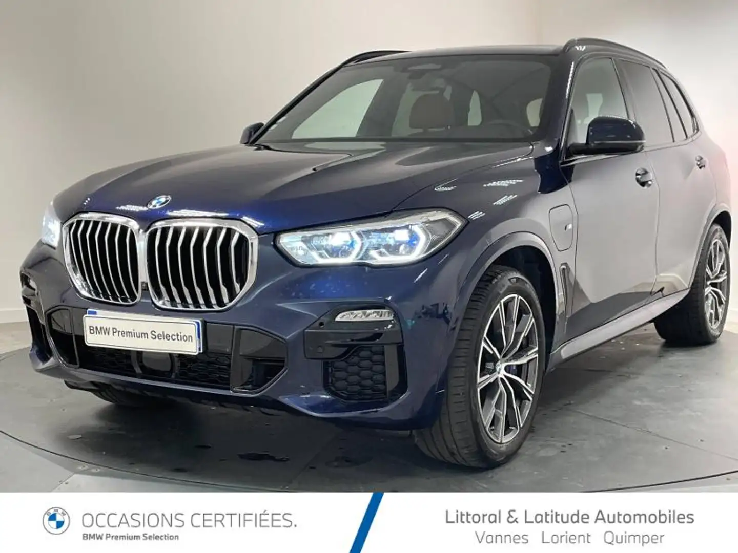 BMW X5 xDrive45e 394ch M Sport 17cv Bleu - 1