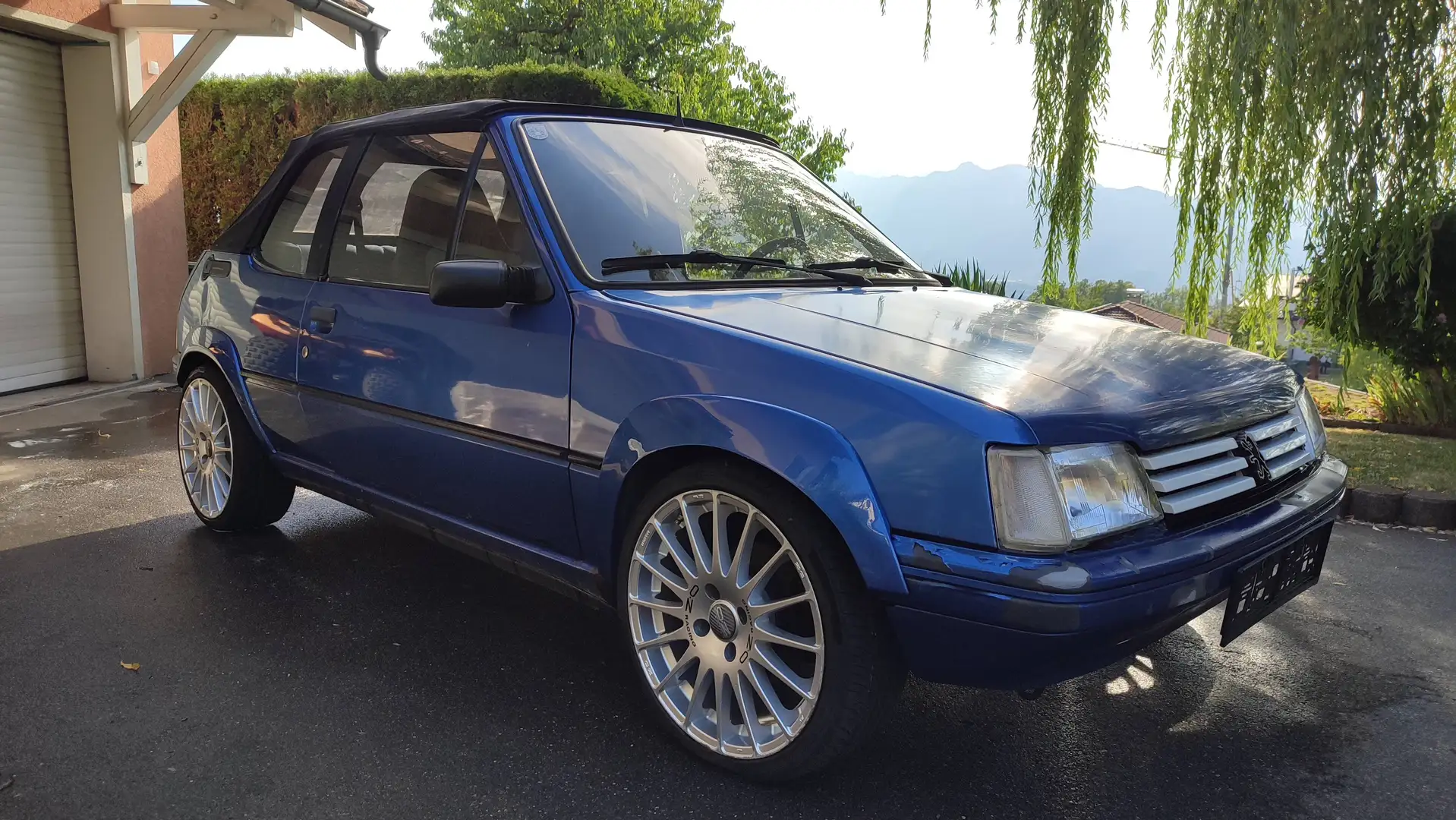 Peugeot 205 Cabrio CJ - tuning typisiert Blau - 2