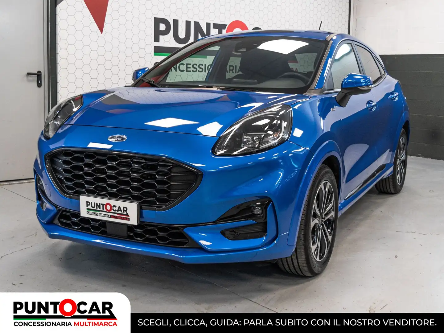 Ford Puma Puma 1.0 EcoBoost Hybrid 125 CV S&S ST-Line X PRO Bleu - 1
