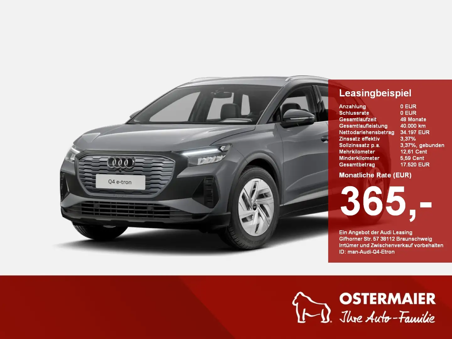 Audi Q4 e-tron Q4 40 e-tron 150 kW Grau - 1
