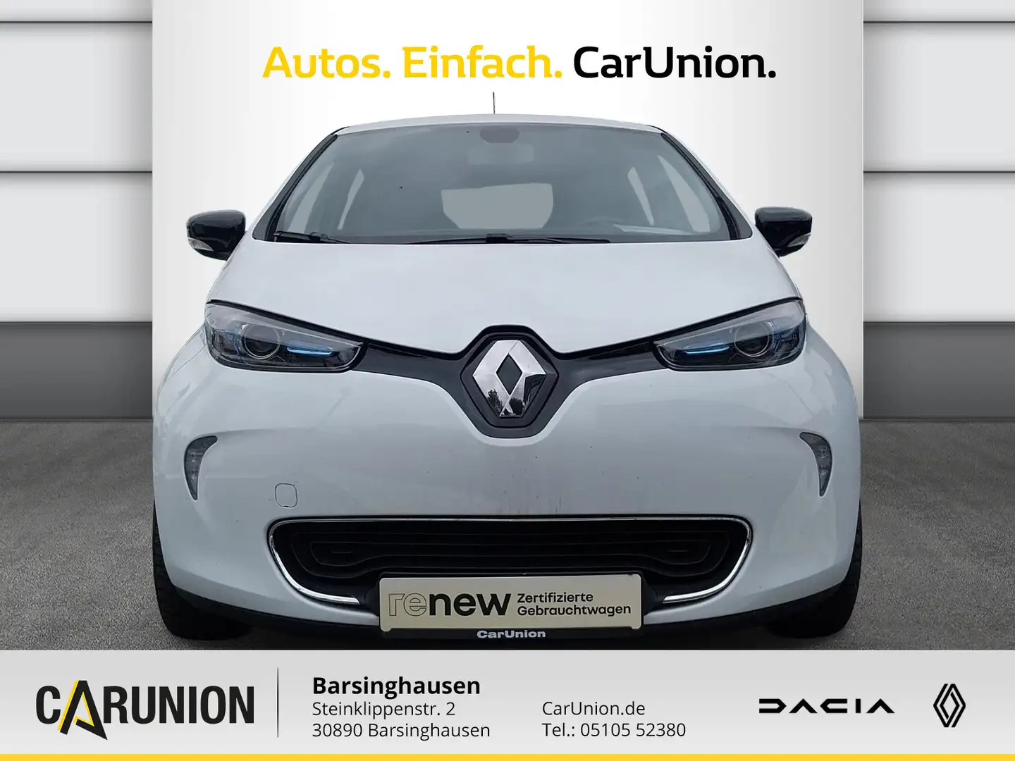 Renault ZOE Life Limited Paket (Batterie Miete) Weiß - 2