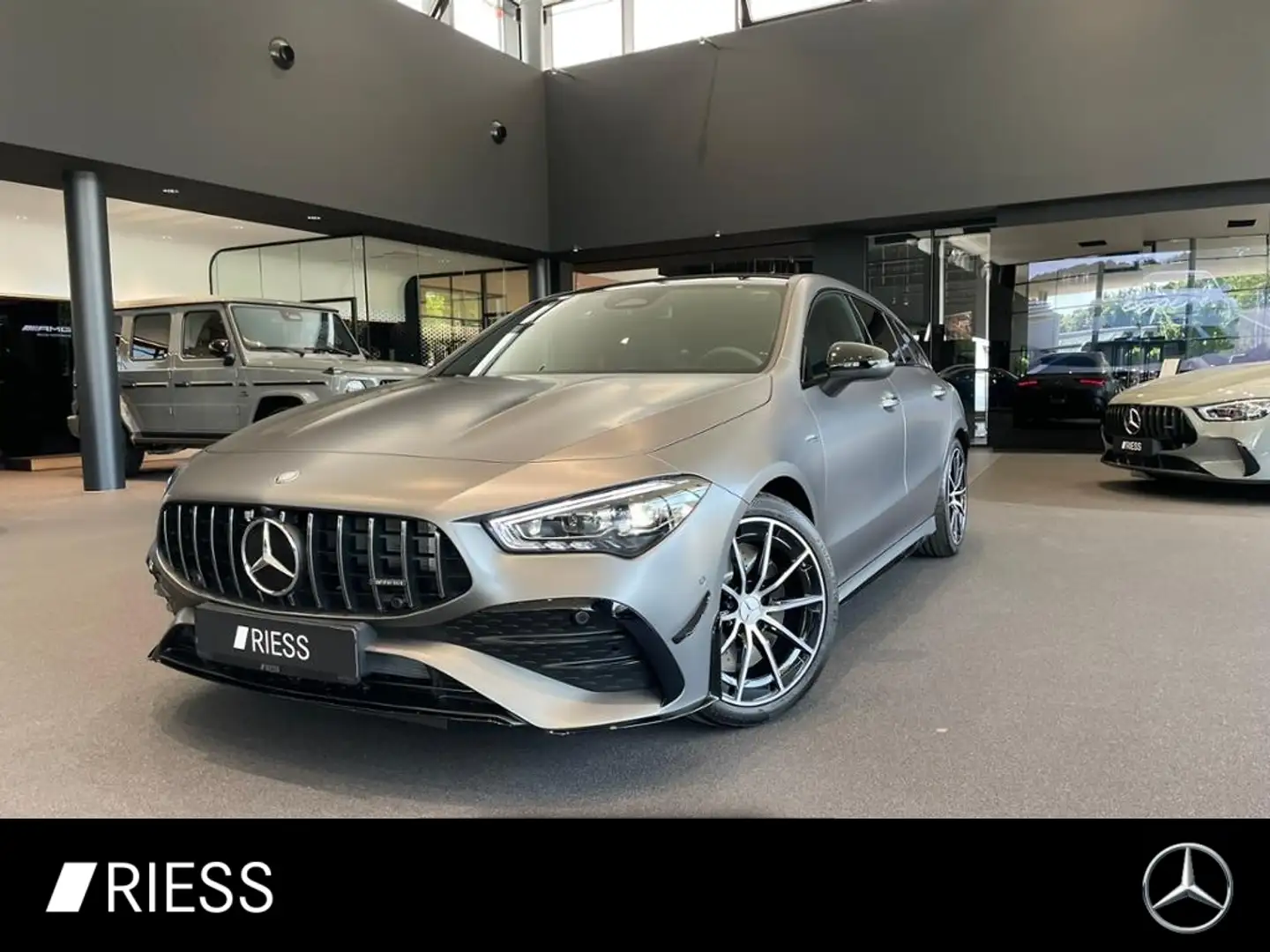 Mercedes-Benz CLA 35 AMG SB PANO+DISTR+MULTIBEAM+KEYL+AERO PKT Gris - 1