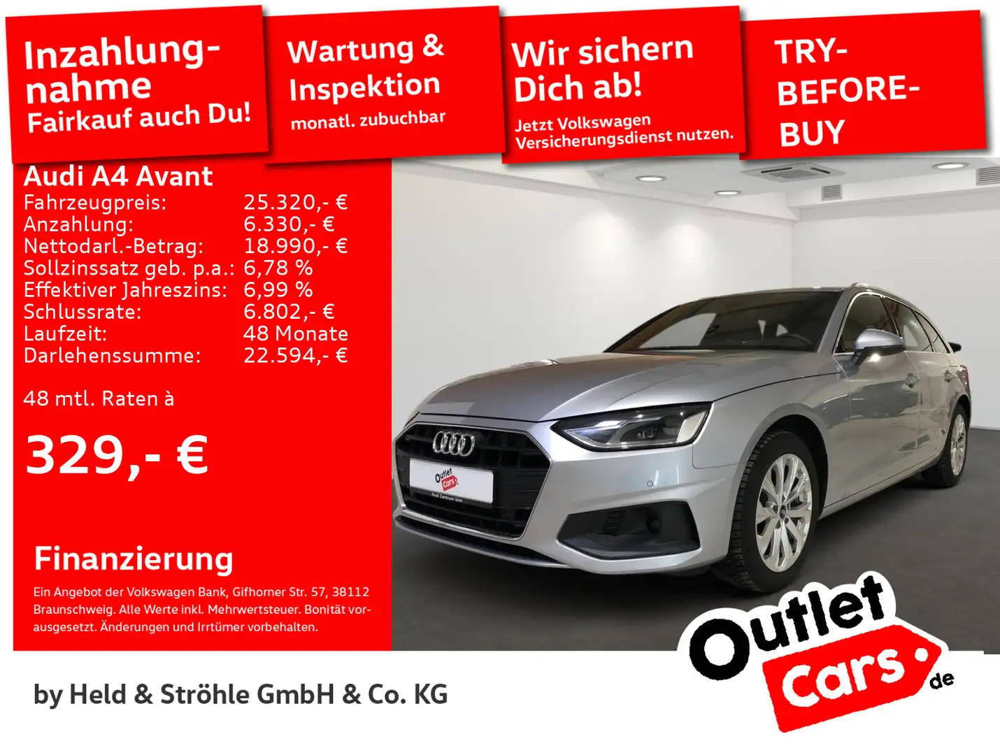 Audi A4 35 TDI S tronic BUSINESS STADT TOUR Zilver - 1