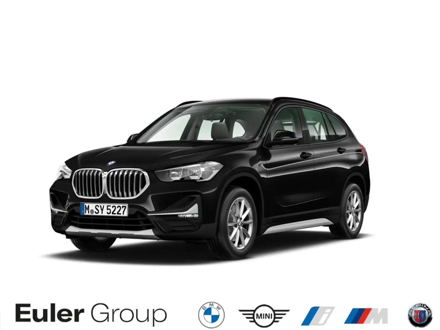 BMW X1 xDrive 20d A X-Line 19'' AD AHK Navi Leder LED DAB Schwarz - 1