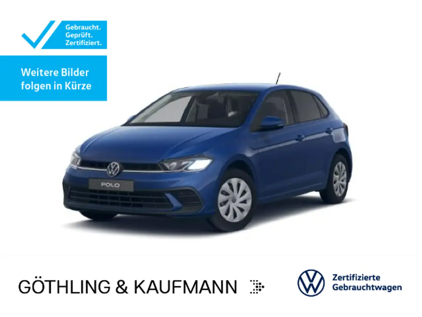 Volkswagen Polo Life 1.0 TSI*NAVI*IQ-Drive*PDC*SHZ*LED*Virt Blau - 1