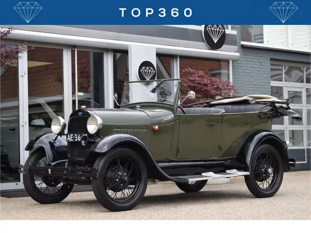 Ford Model A Pheaton 1929 A-Ford 4-deurs cabriolet!