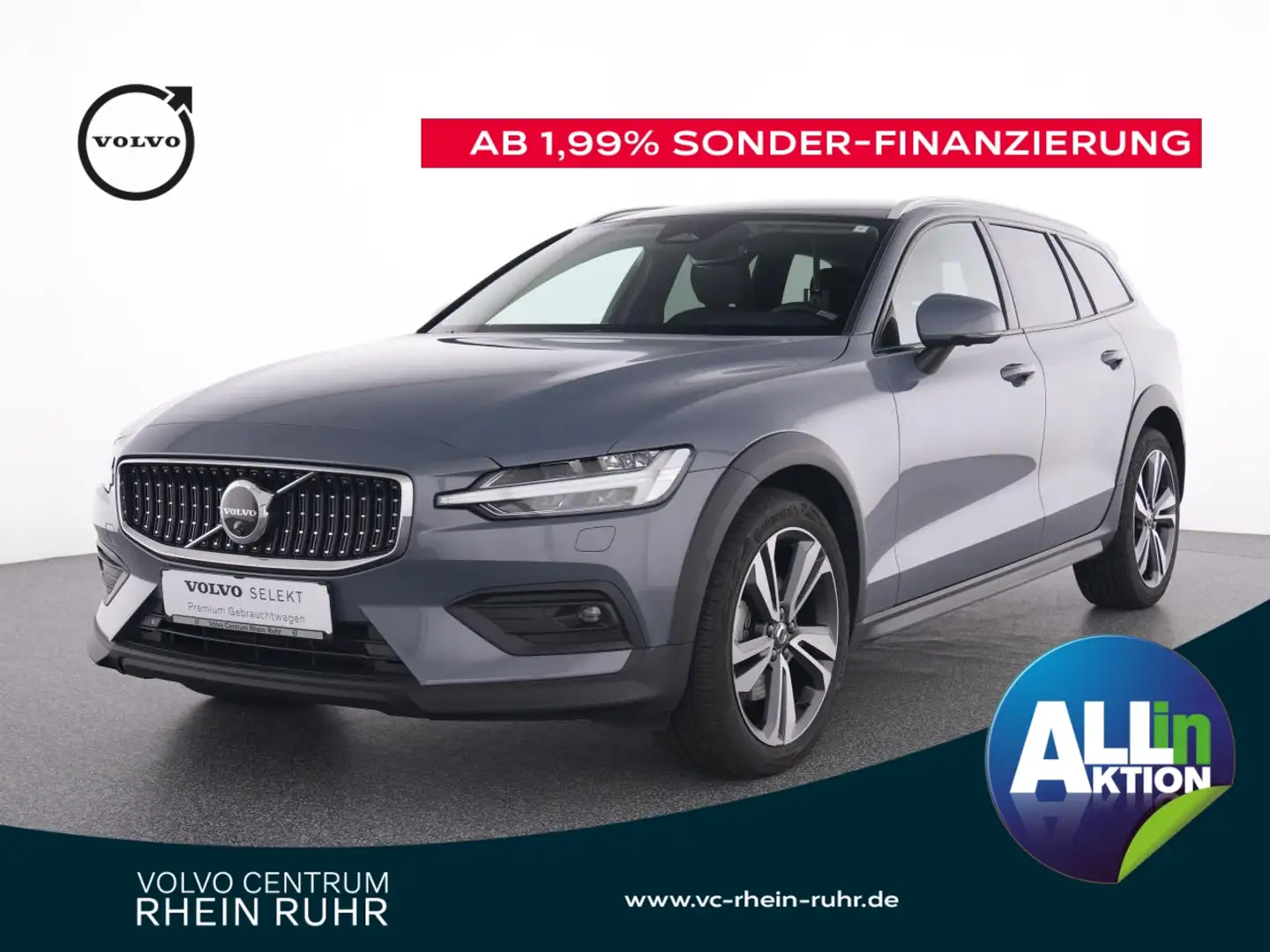 Volvo V60 Cross Country B4 D Plus +WINTER PAKET+ILS+19` Grau - 1