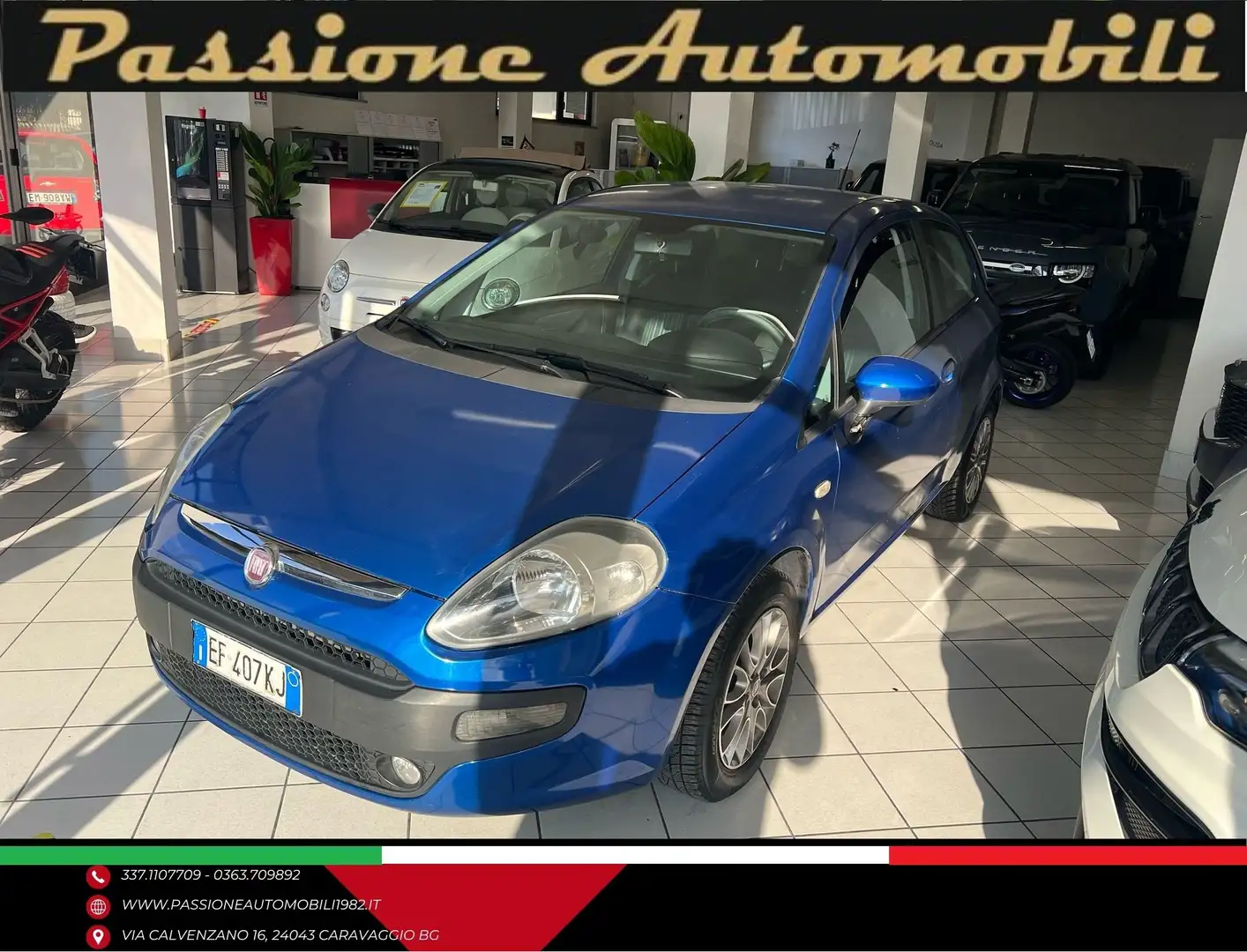 Fiat Punto Evo Punto Evo 3p 1.2 Fun NEOPATENTATI OK plava - 1