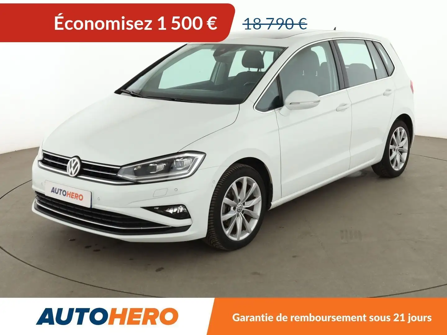 Volkswagen Golf Sportsvan 1.5 TSI EVO DSG7 Blanc - 1