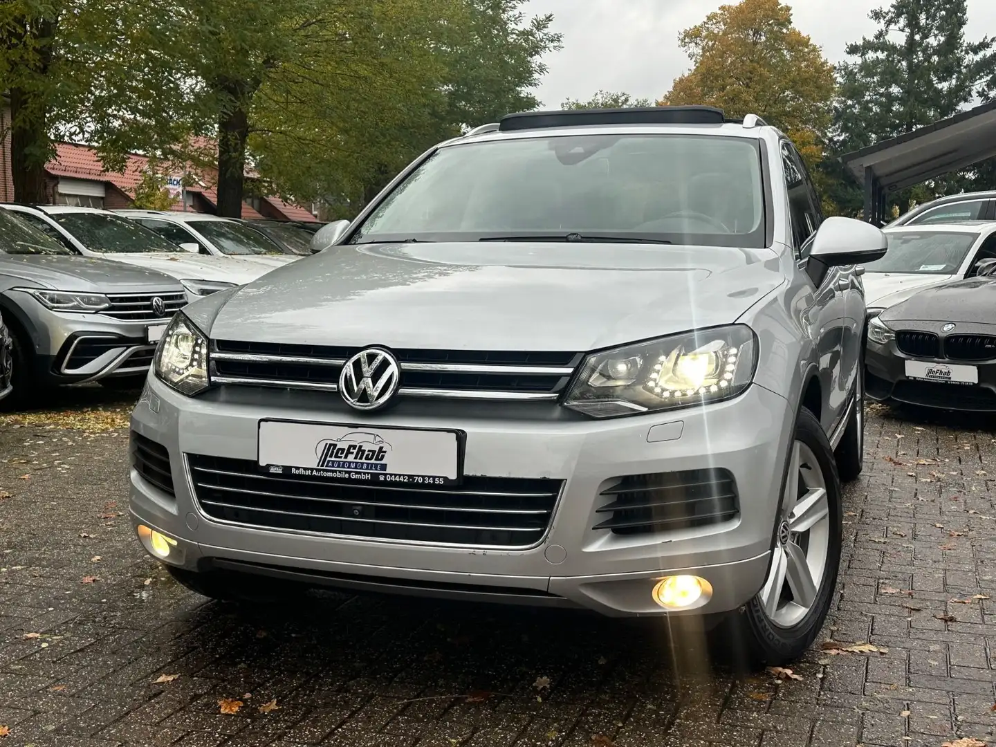 Volkswagen Touareg V6 TDI BMT*PANO*MEMORY*LED*LEDER*AHK*SHZ Argent - 1
