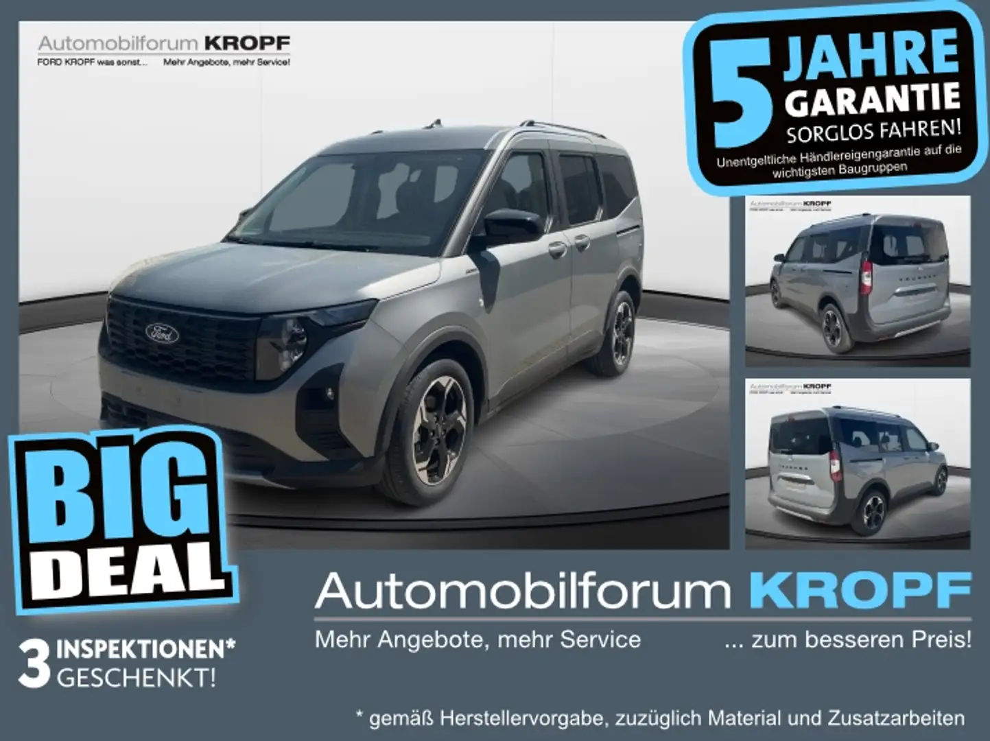 Ford Tourneo Courier 1.0 EcoBoost Active ACC FLA LM Silber - 1