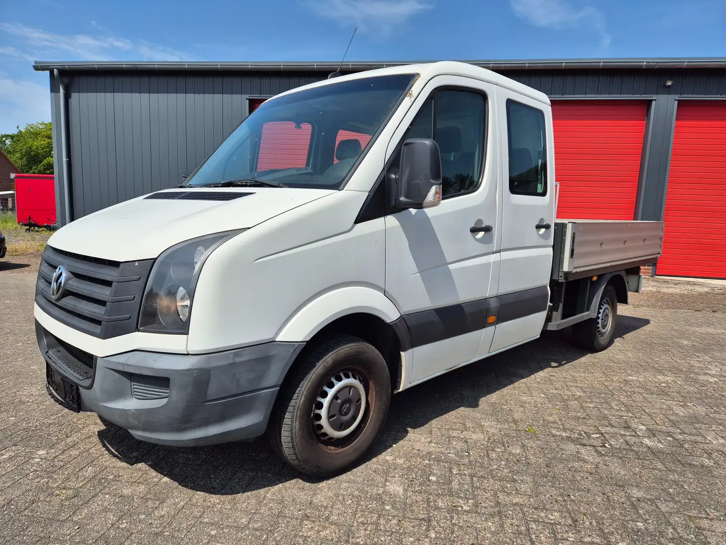 Volkswagen Crafter Pritsche 35 mittel L2 Doppelkabine 7 Sitzer HU neu Weiß - 1