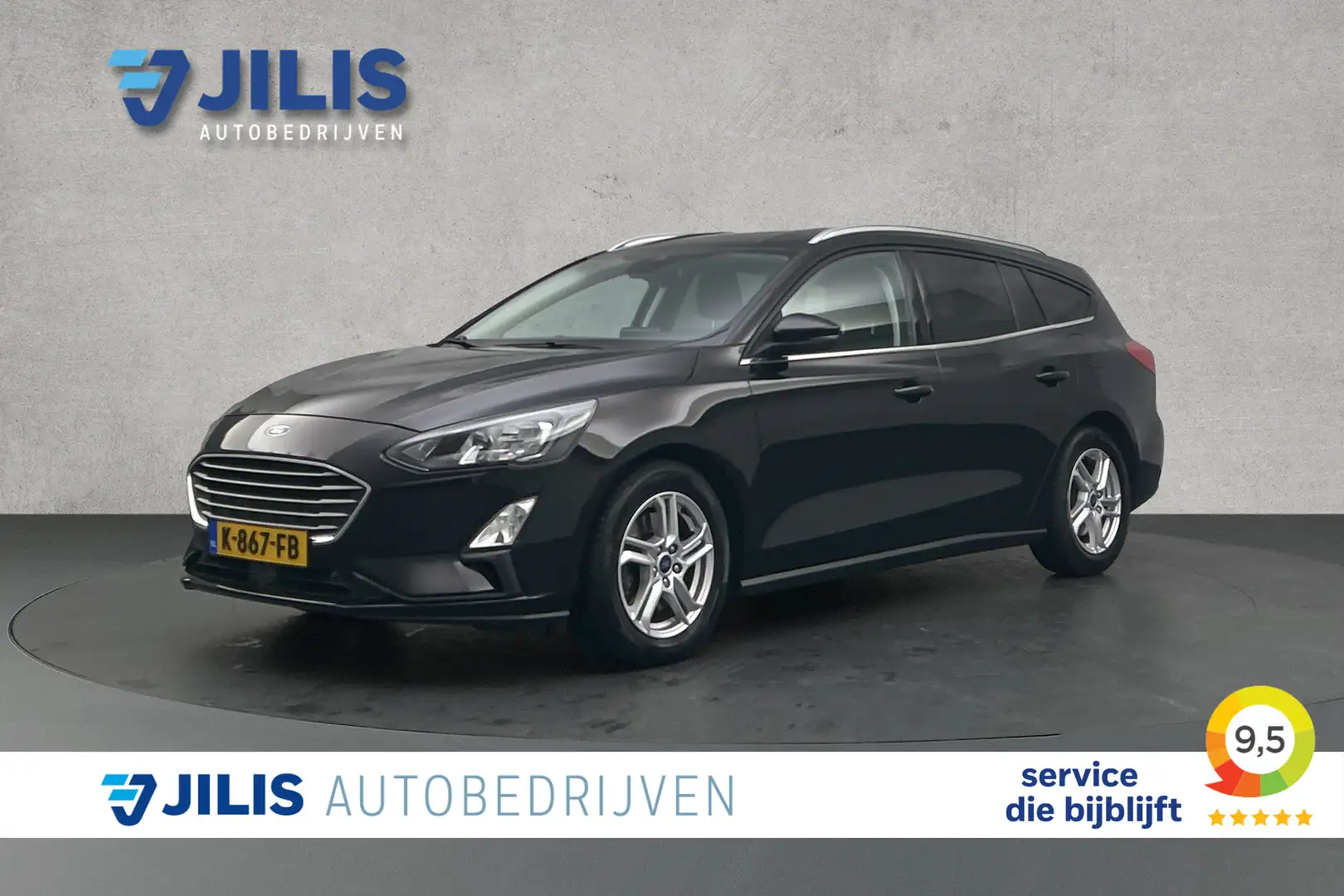 Ford Focus Wagon 1.0 EcoBoost Trend Edition Business | Sports Zwart - 1