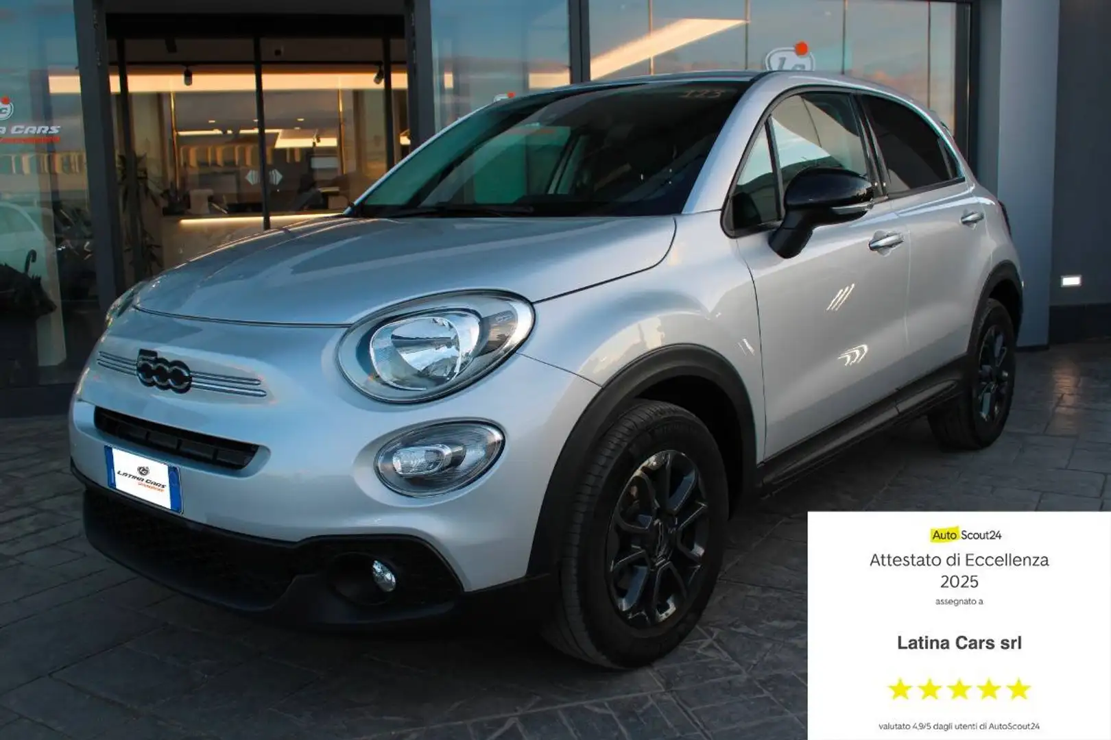 Fiat 500X 1.0 t3 120cv Club con CarPlay Argento - 1