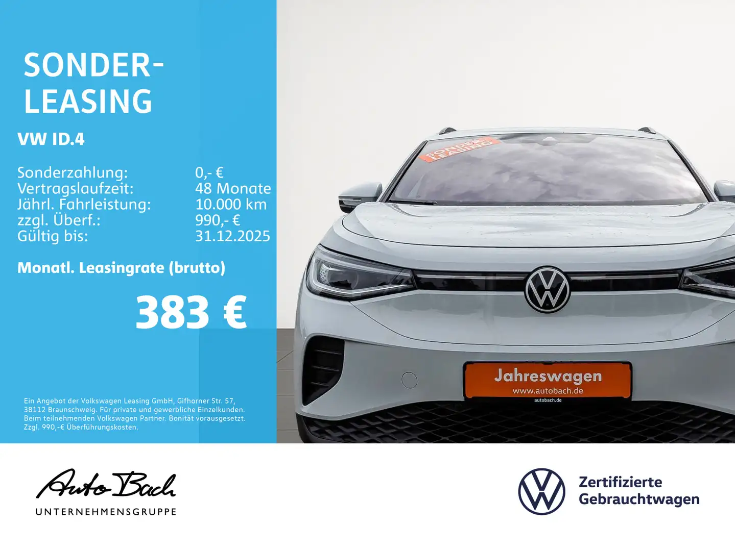 Volkswagen ID.4 Pro electric Automatik Navi LED Standhzg AC Weiß - 2