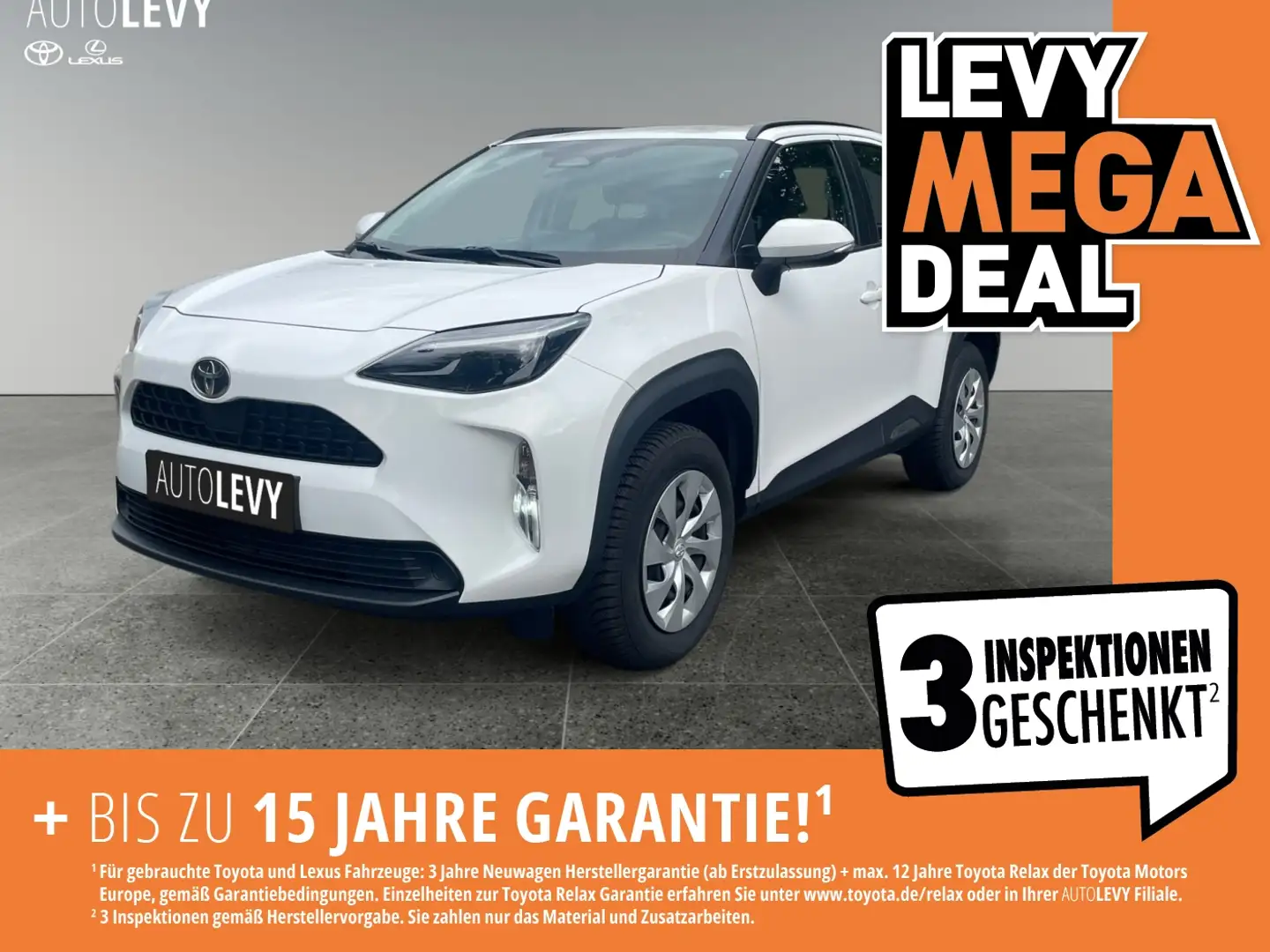 Toyota Yaris Cross 1.5 Hybrid *NAVI*KAMERA*CARPLAY* Weiß - 1