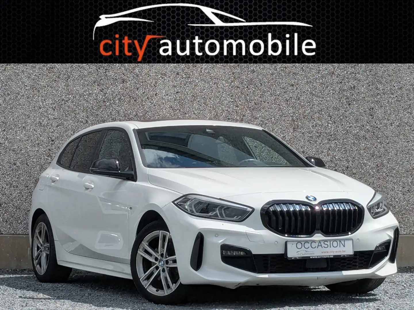BMW 118 118iA PACK M CARPLAY BLUETOOTH GPS TOIT PANO OUV Blanc - 1