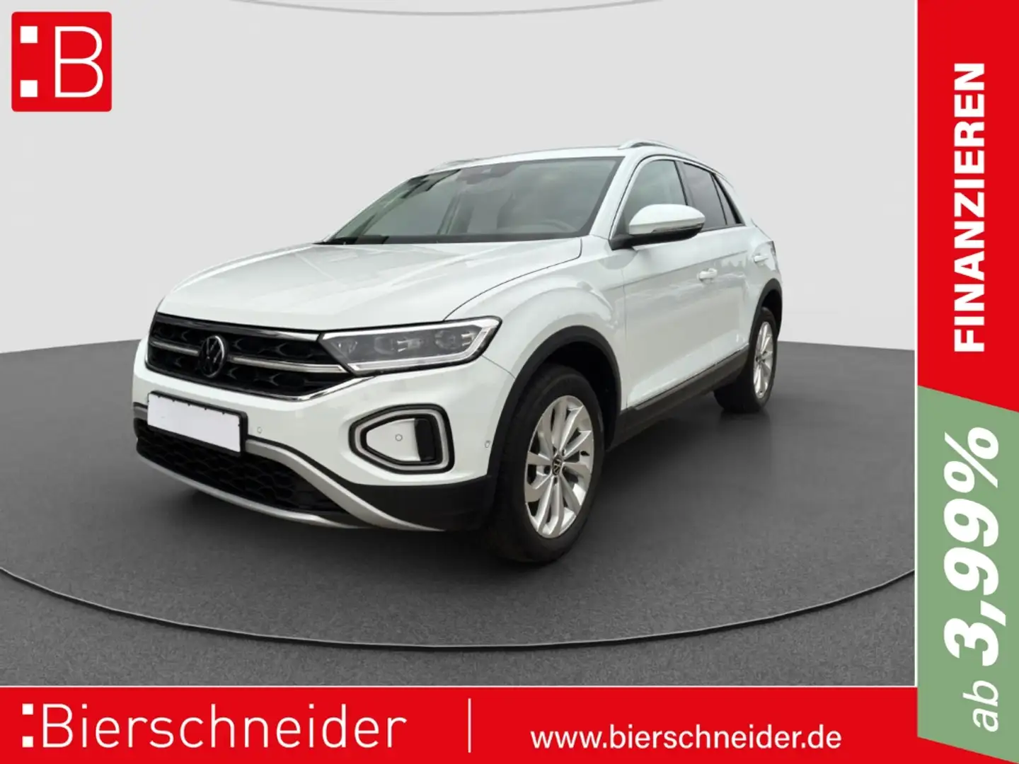 Volkswagen T-Roc 1.5 TSI DSG Style AHK KAMERA ACC LED NAVI Weiß - 1