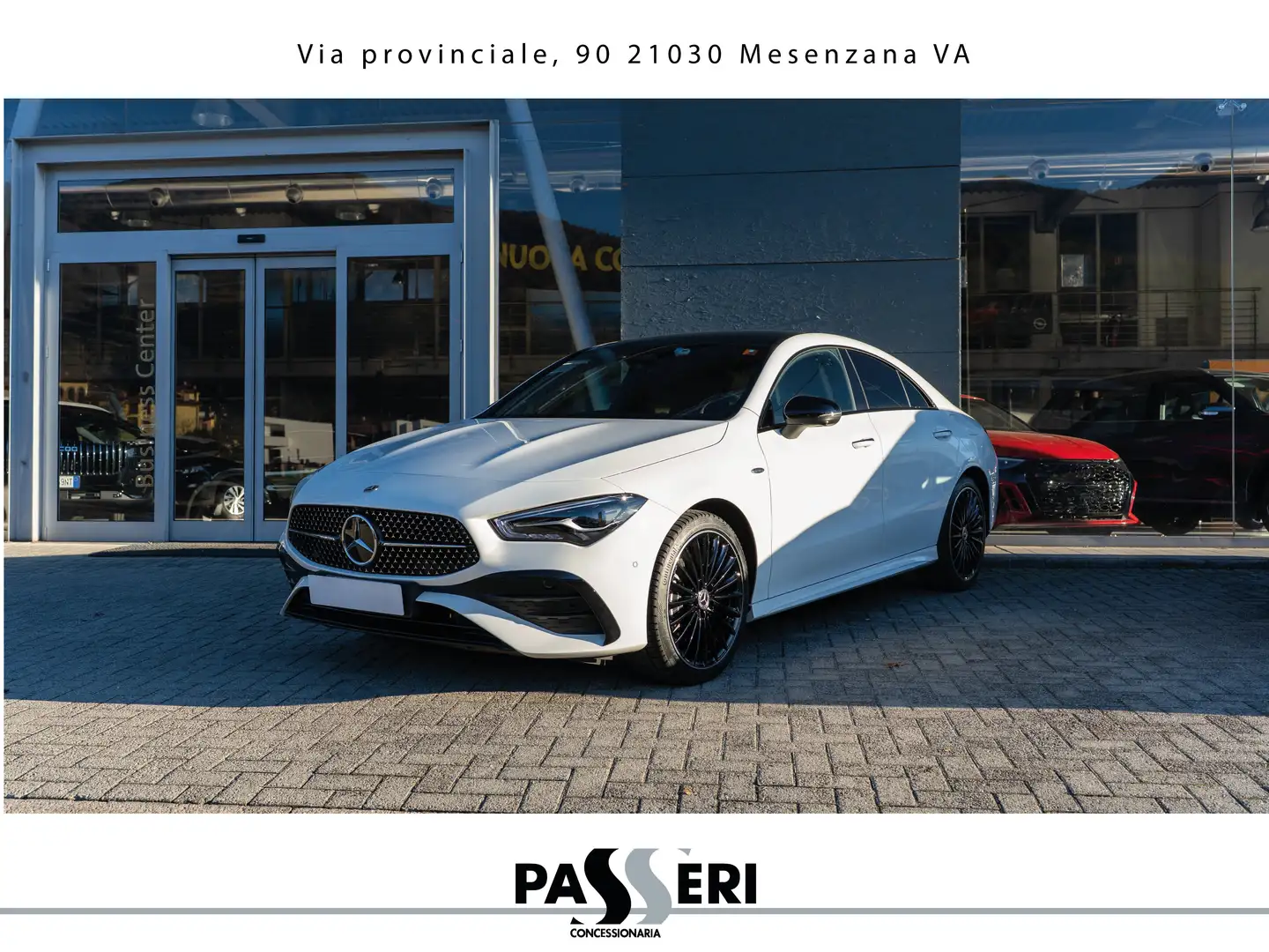Mercedes-Benz CLA 250 Coupe Progressive Advanced Plus auto TETTO LUCI Bianco - 1
