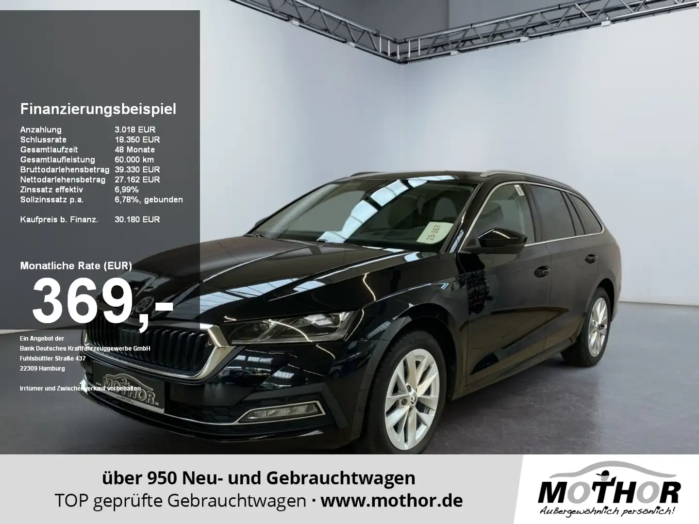 Skoda Octavia Combi Style 2.0 TDI DSG Heckklappe elekt. Schwarz - 1