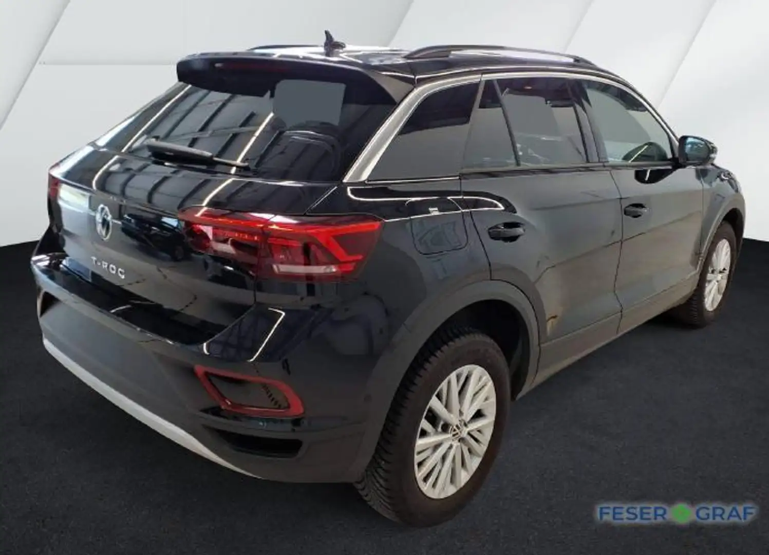 Volkswagen T-Roc Life 1.0 TSI Navi LED DigiCockpit SiHz ParkAssist Schwarz - 2