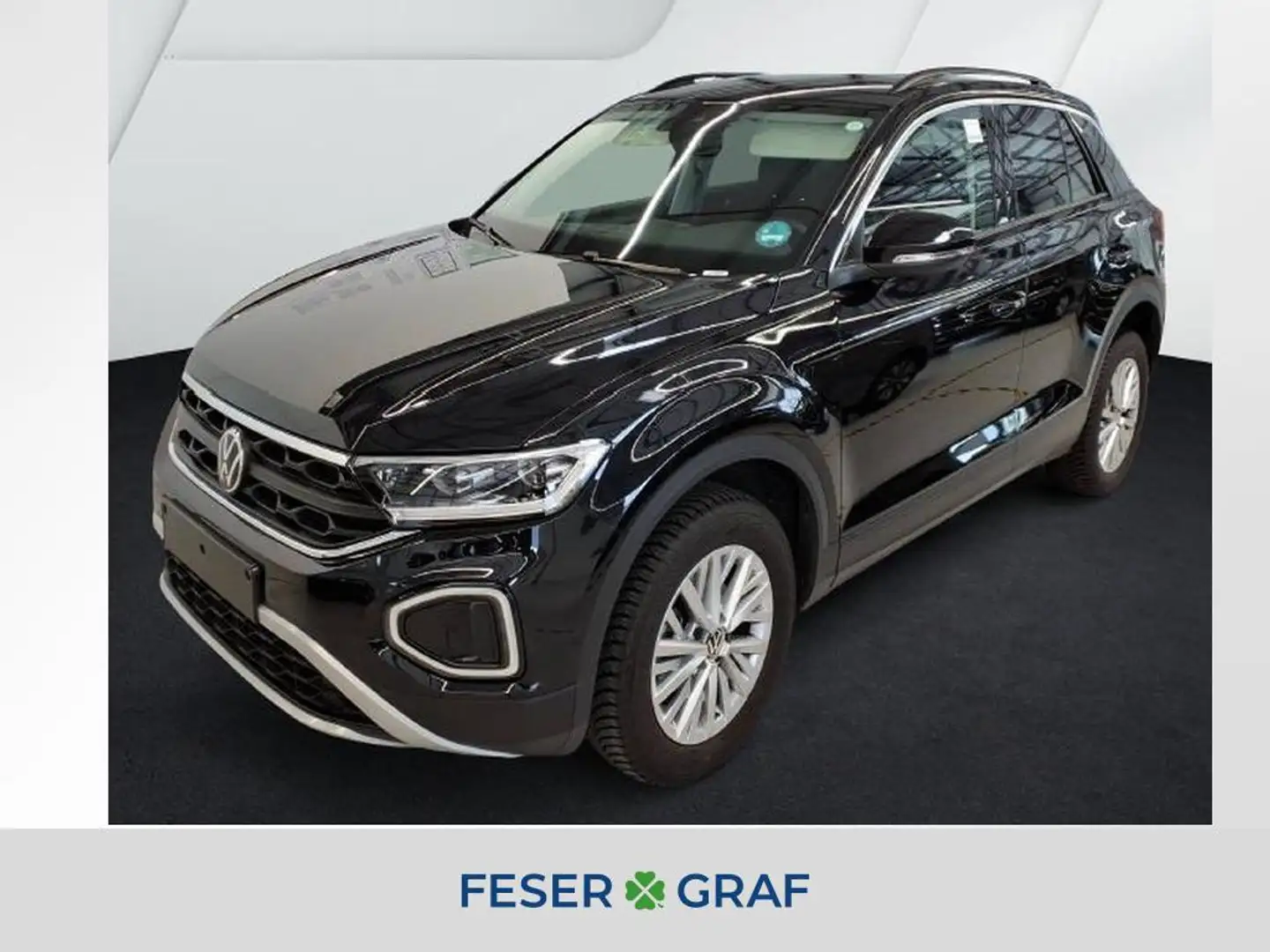 Volkswagen T-Roc Life 1.0 TSI Navi LED DigiCockpit SiHz ParkAssist Schwarz - 1
