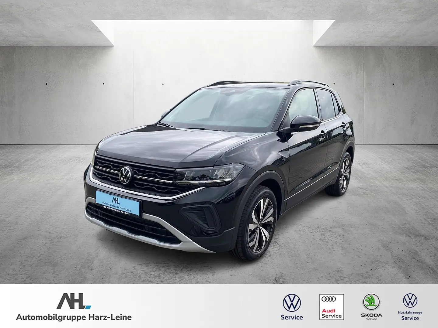Volkswagen T-Cross 1.0 TSI "Life" DSG/RFK/LED/PDC/ACC/AppConnect Schwarz - 1