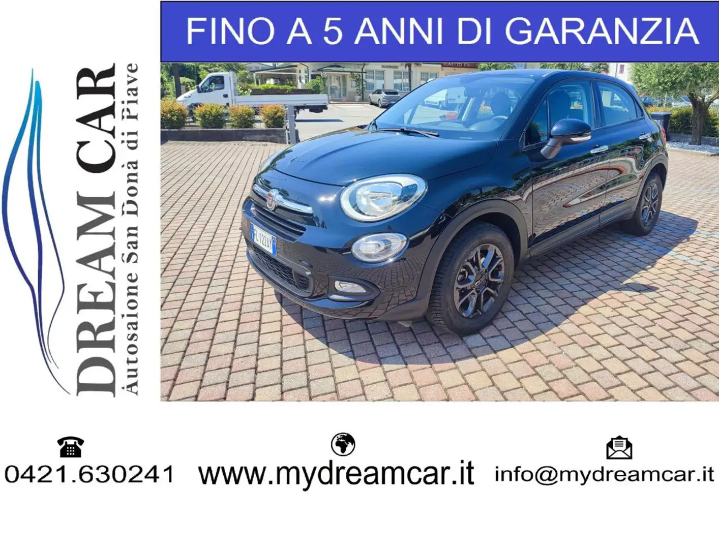 Fiat 500X 1.3 MultiJet 95 CV Pop Star Nero - 1