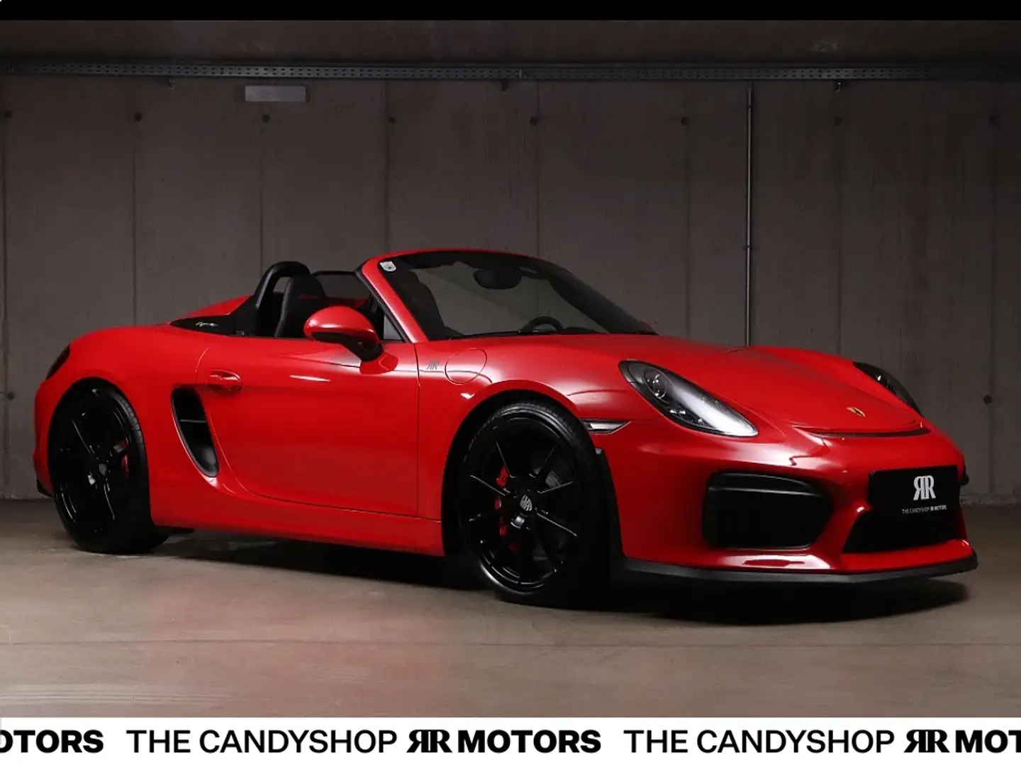 Porsche Boxster Spyder 981 3,8 *Mega*Schalensitze*Perfekt* Rot - 1