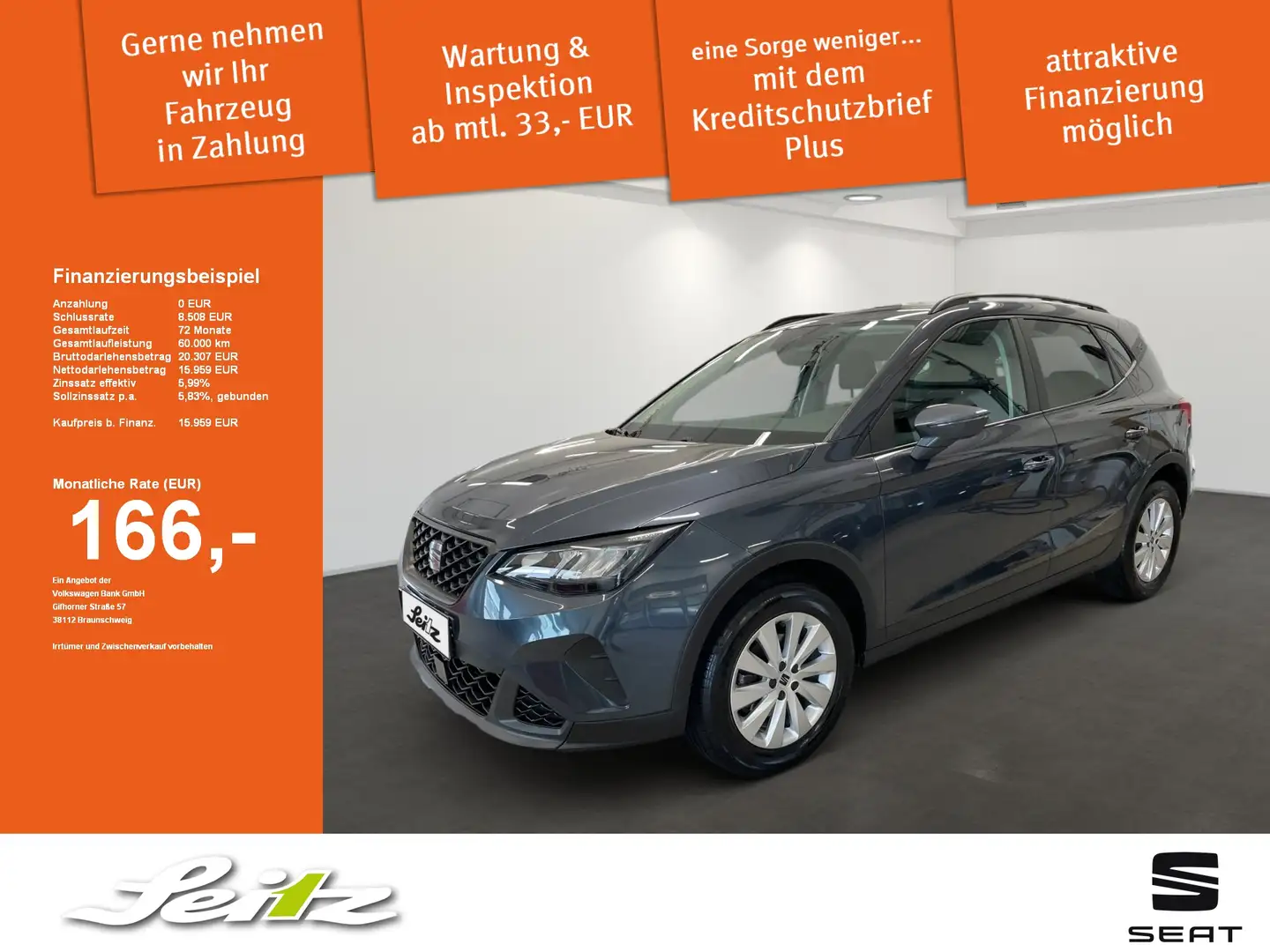 SEAT Arona 1.0 TSI Style *PARKSENSOR*SITZH*DAB* Gris - 1