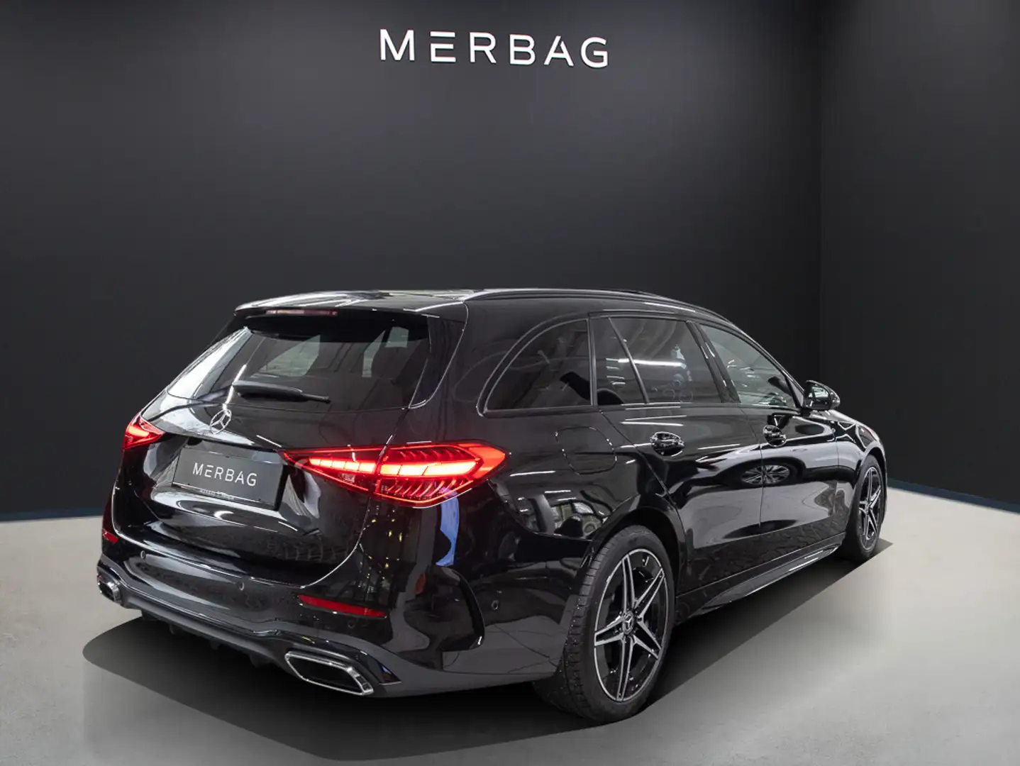 Mercedes-Benz C 220 d 4MATIC T-Modell ACC AHK LED Navi Pano SD Noir - 2