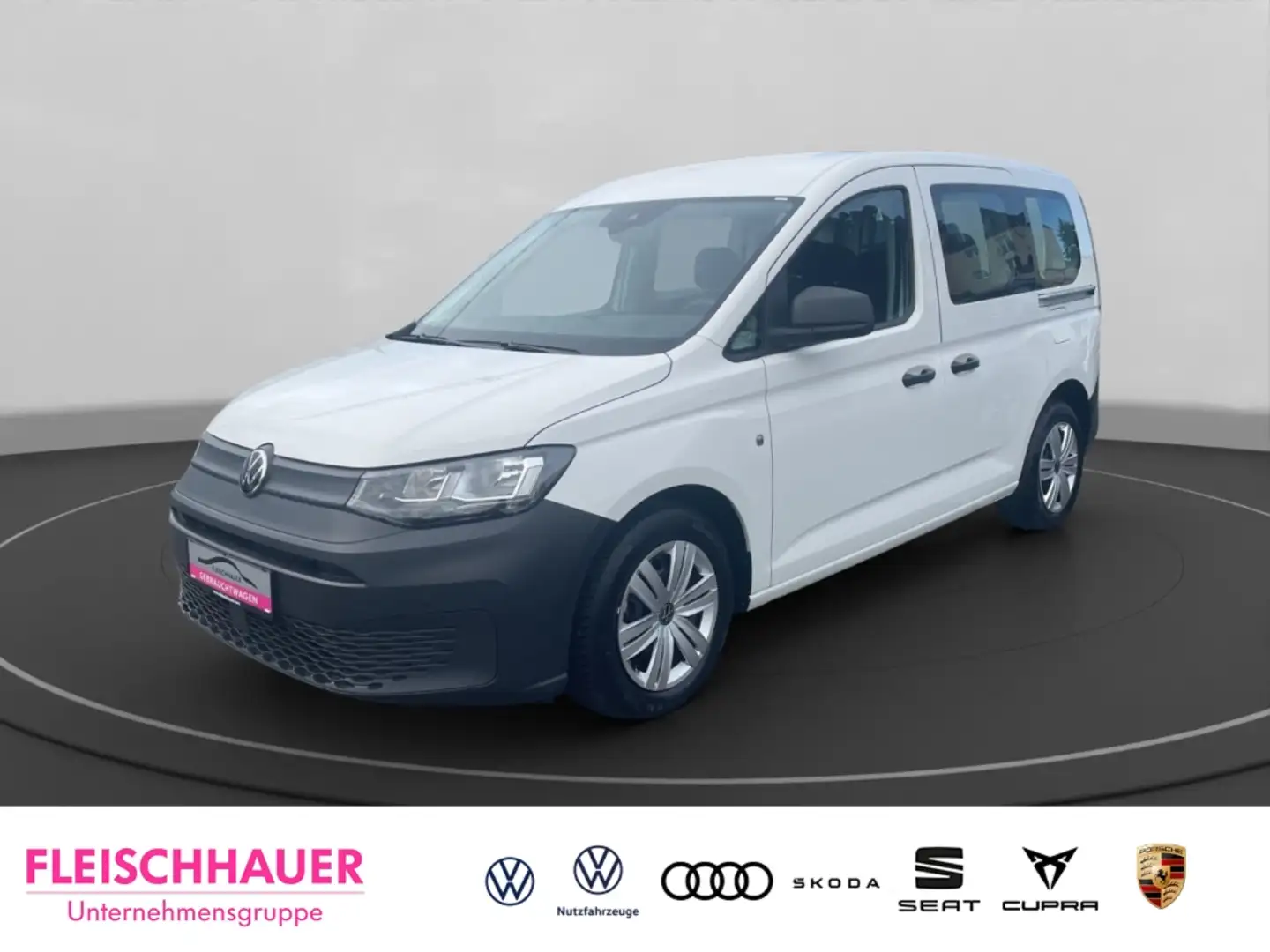 Volkswagen Caddy EcoProfi 2.0 TDI Kombi AHK-abnehmbar Navi Musikstr Blanco - 1
