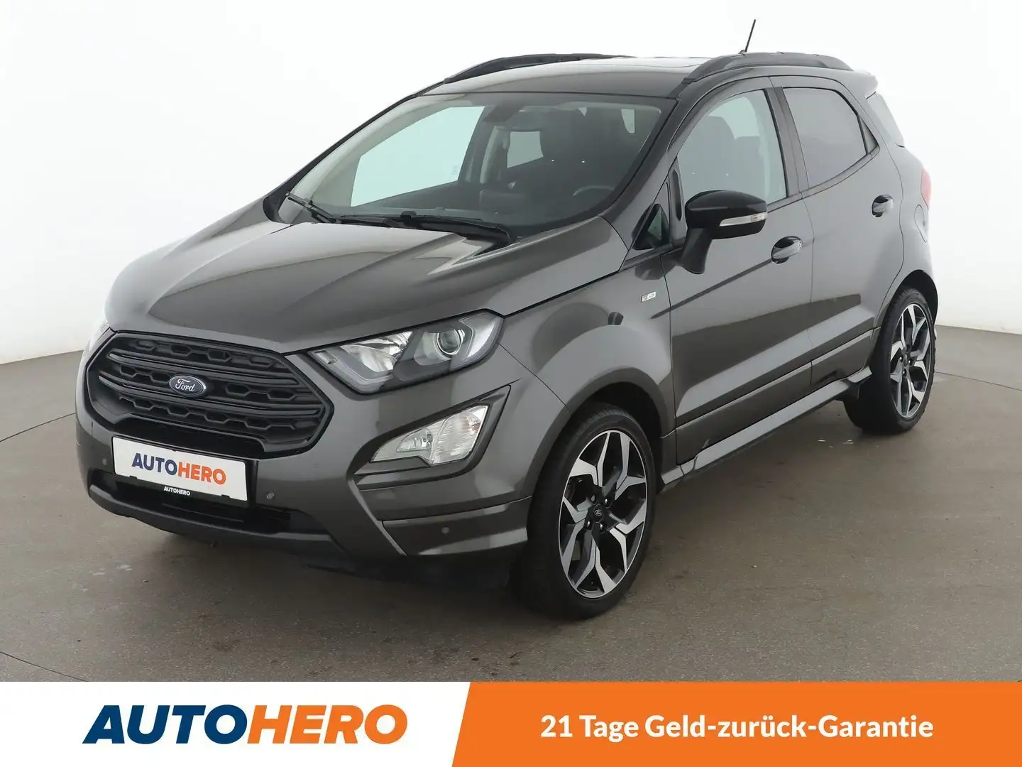 Ford EcoSport 1.0 EcoBoost ST-Line Aut.*NAVI*BI-XENON*TEMPO*CAM* Grau - 1