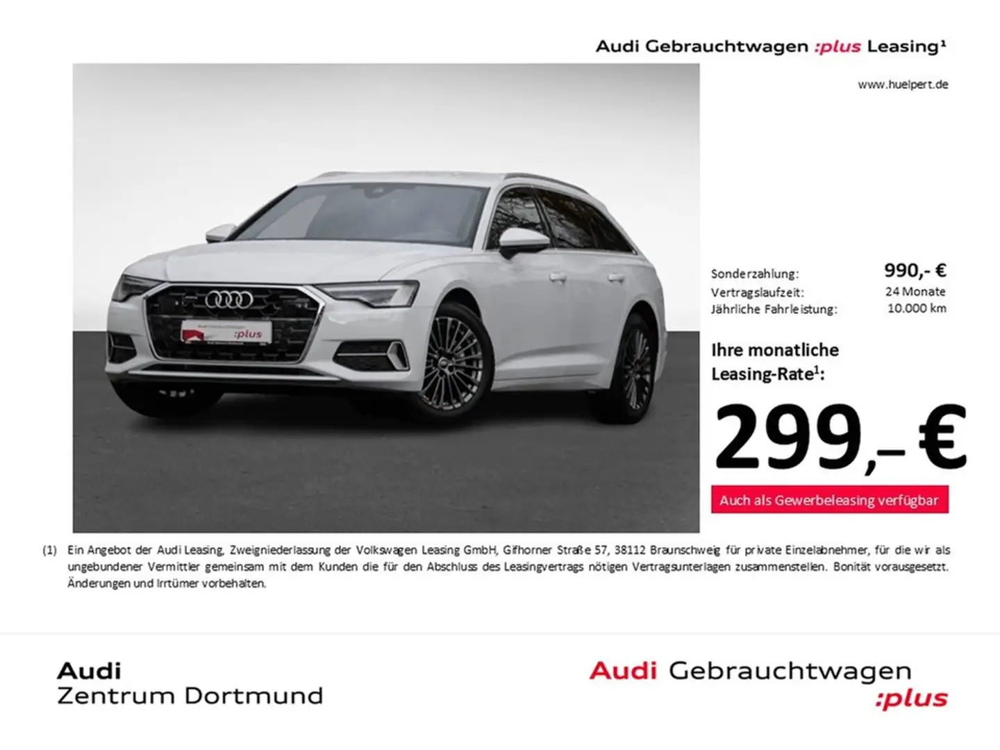 Audi A6 Avant 40 quattro advanced CAM ACC LM18 NAVI+ Alb - 1