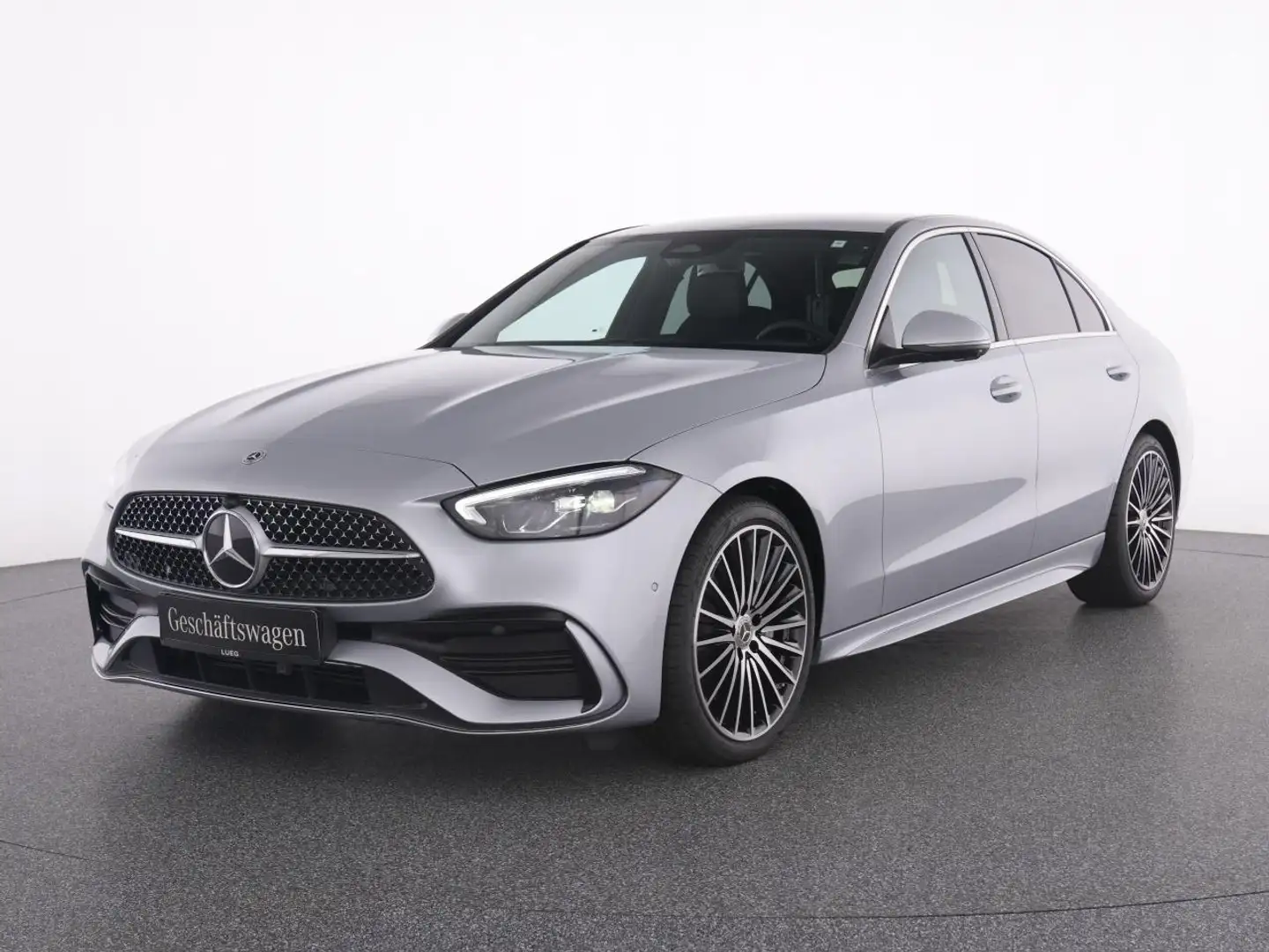 Mercedes-Benz C 180 AMG+19"+AHK+SOUND+360°+EDW+MEMORY+TOTW.+++ Silber - 2