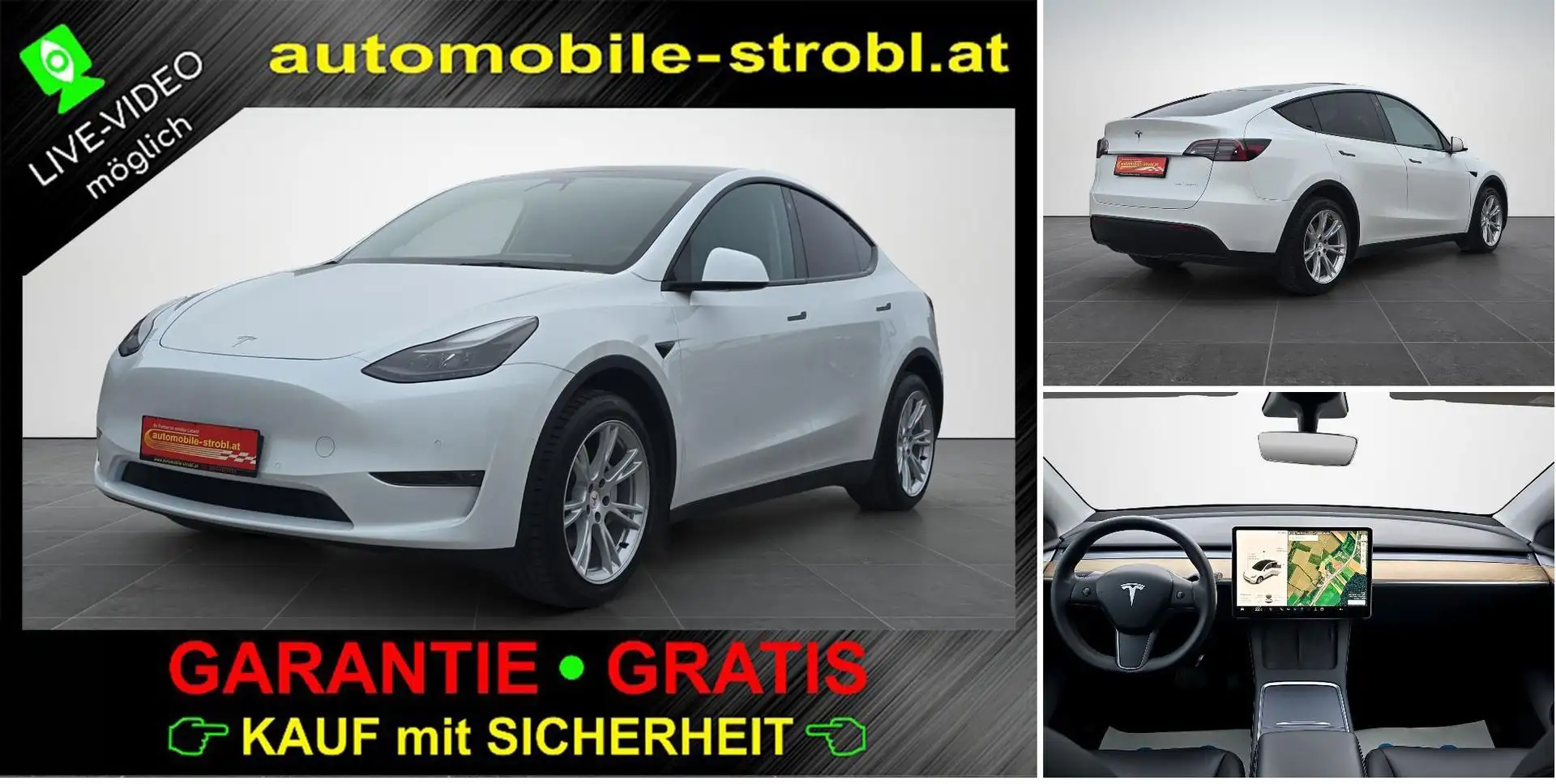 Tesla Model Y Max. Reichw. AWD *AHV*Auto.P*GARANTIE* Blanc - 1