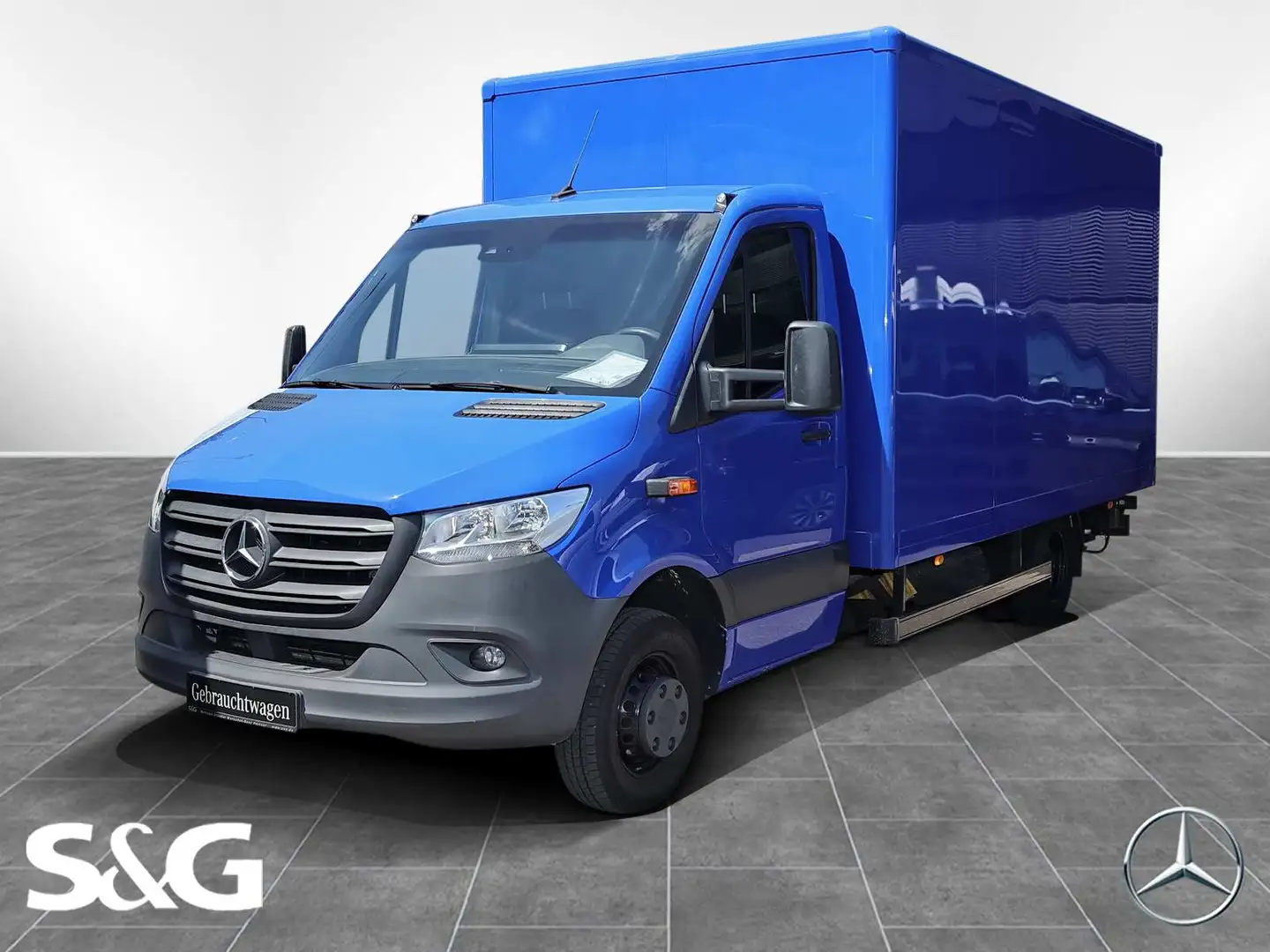 Mercedes-Benz Sprinter 514 CDI Lang Koffer + LBW KAMERA Blauw - 1