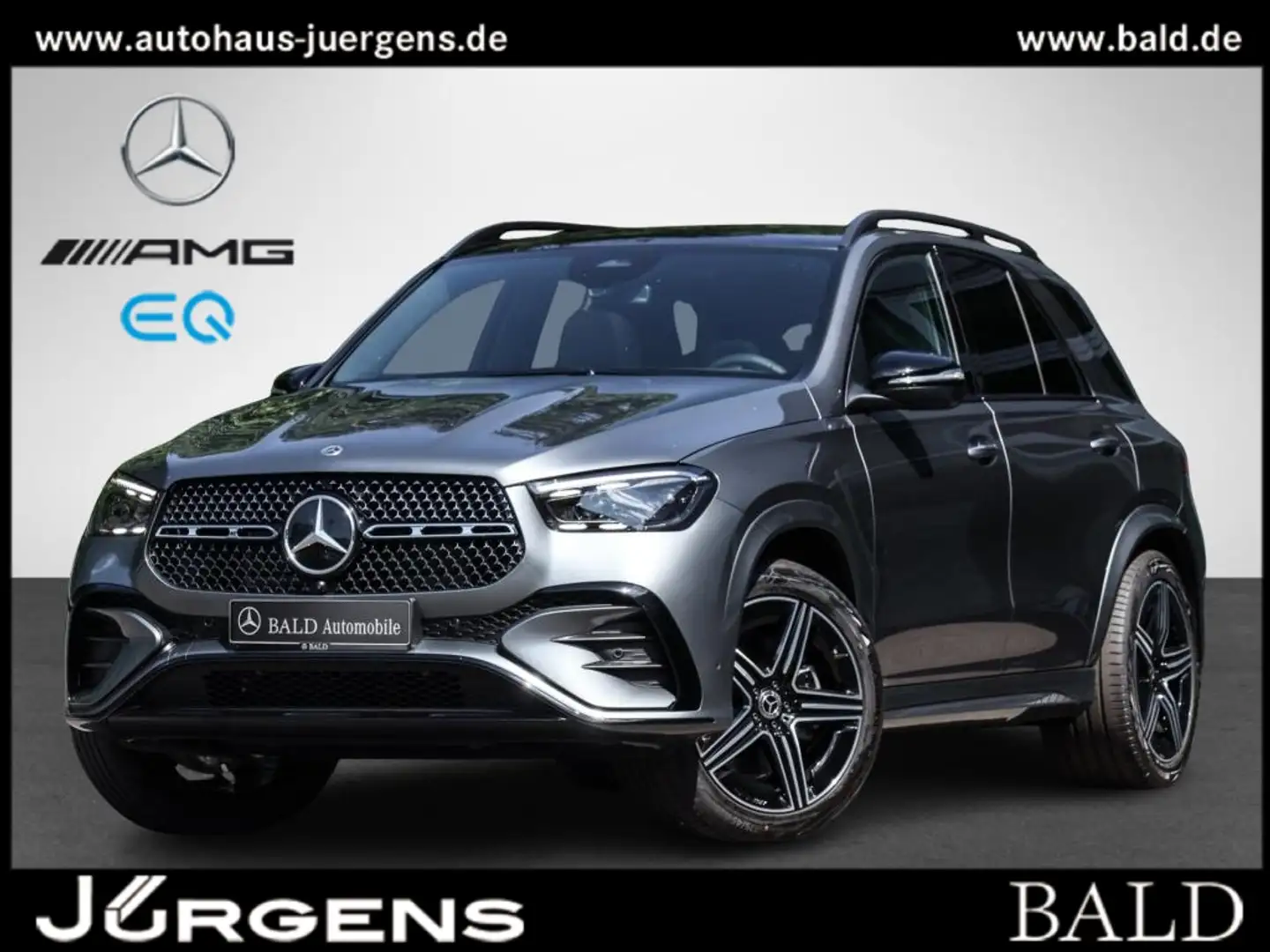 Mercedes-Benz GLE 300 d 4MATIC AMG+MBUX+Wide+Pano+Burm+AHK Gris - 1
